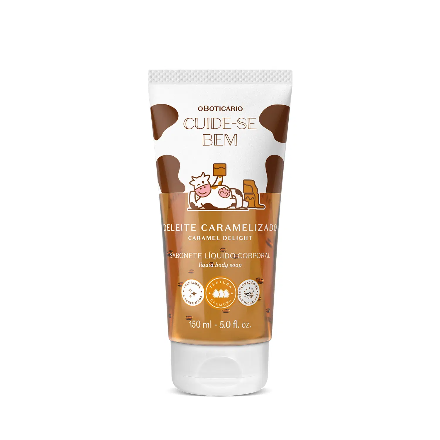 Sabonete Líquido Corporal Cuide-Se Bem Deleite Caramelizado 150Ml — foto 1