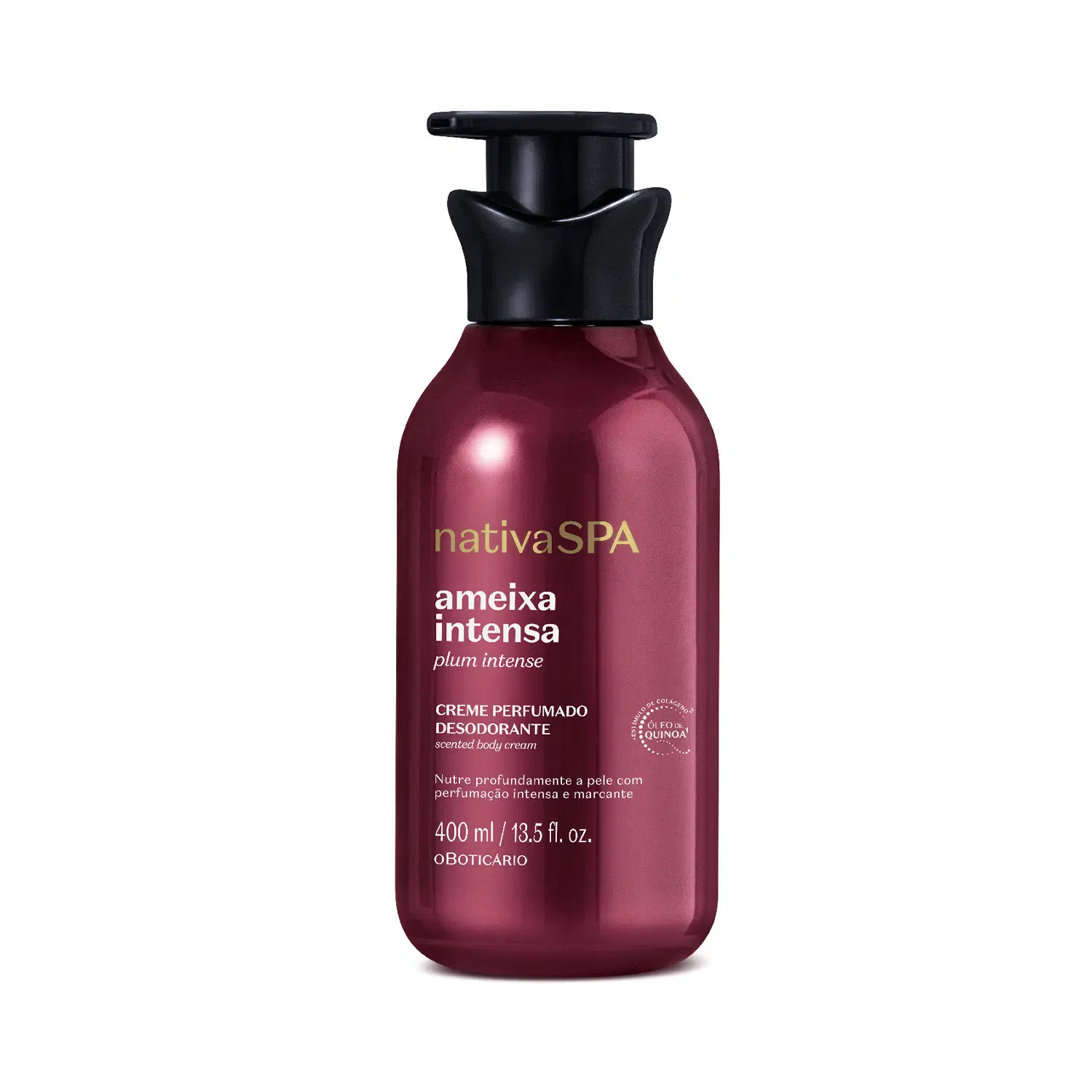 Creme Perfumado Hidratante Corporal Nativa Spa Ameixa Intensa 400Ml — foto 1