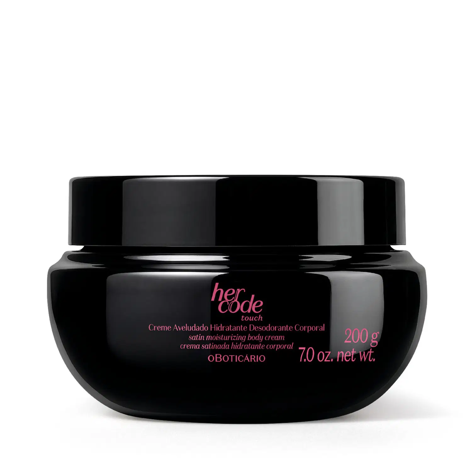 Creme Aveludado Hidratante Desodorante Corporal Her Code Touch 200G — foto 1