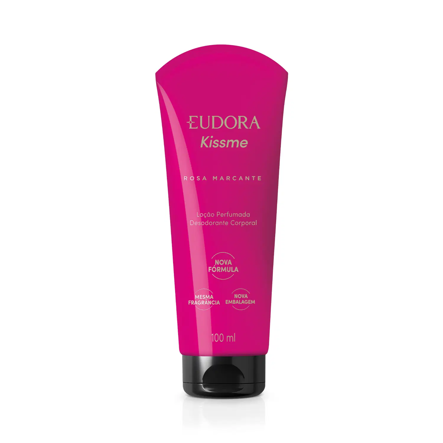 Loção Hidratante Corporal Kiss Me Rosa Marcante 100Ml — foto 1