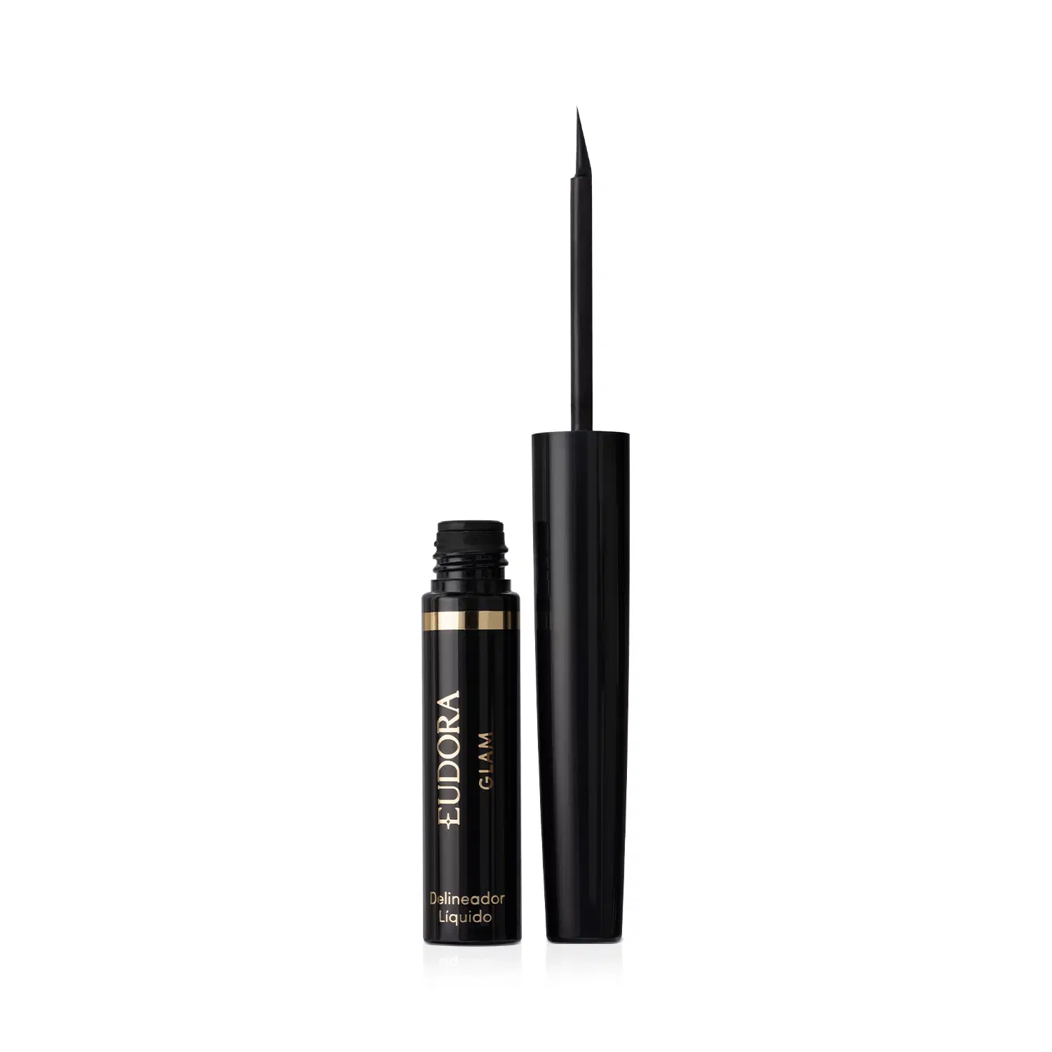 Delineador Líquido Para Olhos Preto Eudora Glam 3Ml — foto 1