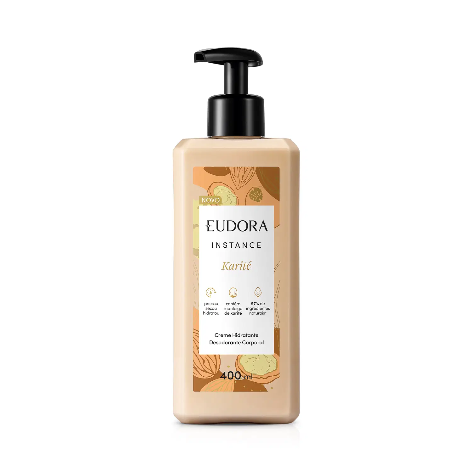 Creme Hidratante Desodorante Corporal Instance Karité 400Ml — foto 1