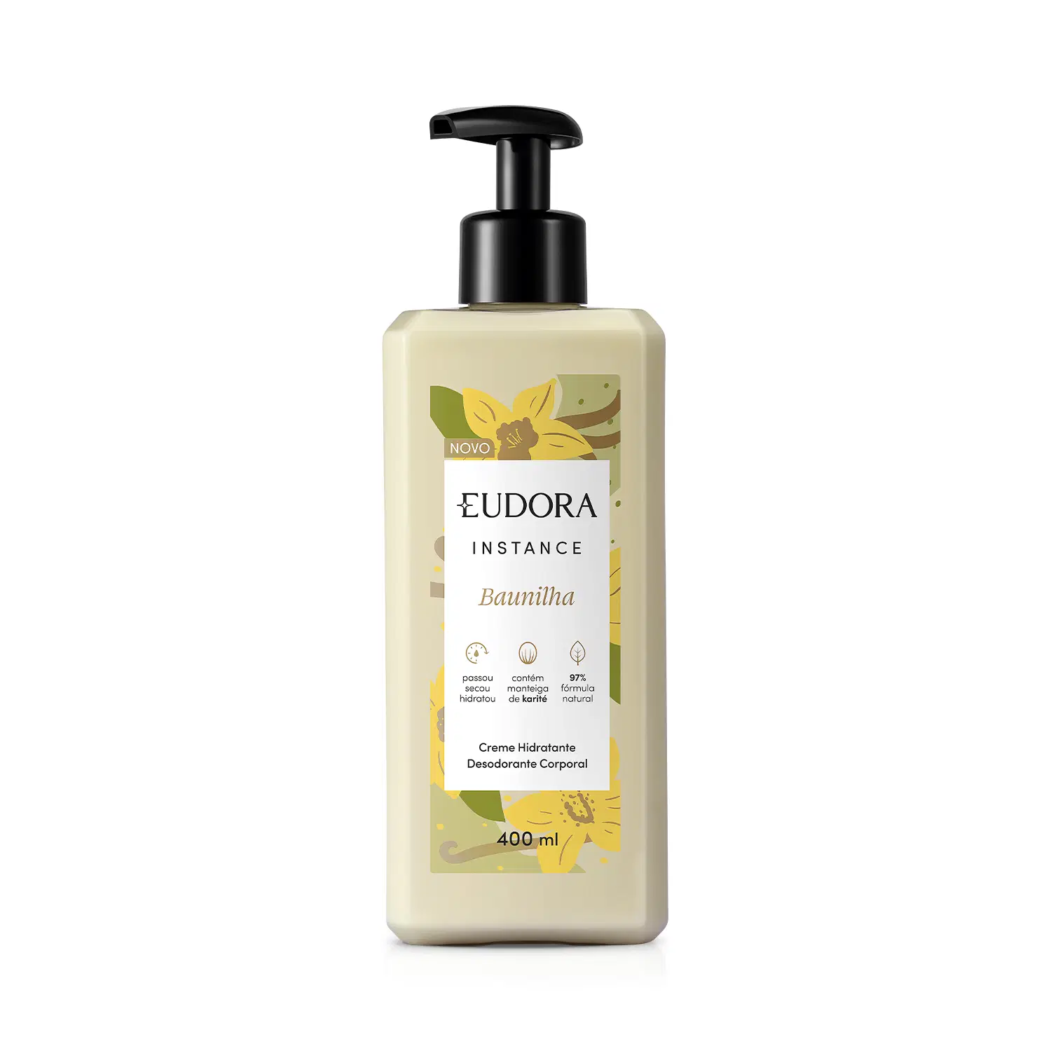Creme Hidratante Desodorante Corporal Instance Baunilha 400Ml — foto 1