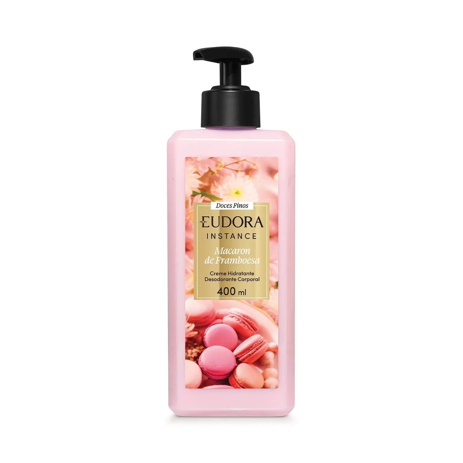 Creme Hidratante Desodorante Corporal Instance Macaron De Framboesa 400Ml — foto 1