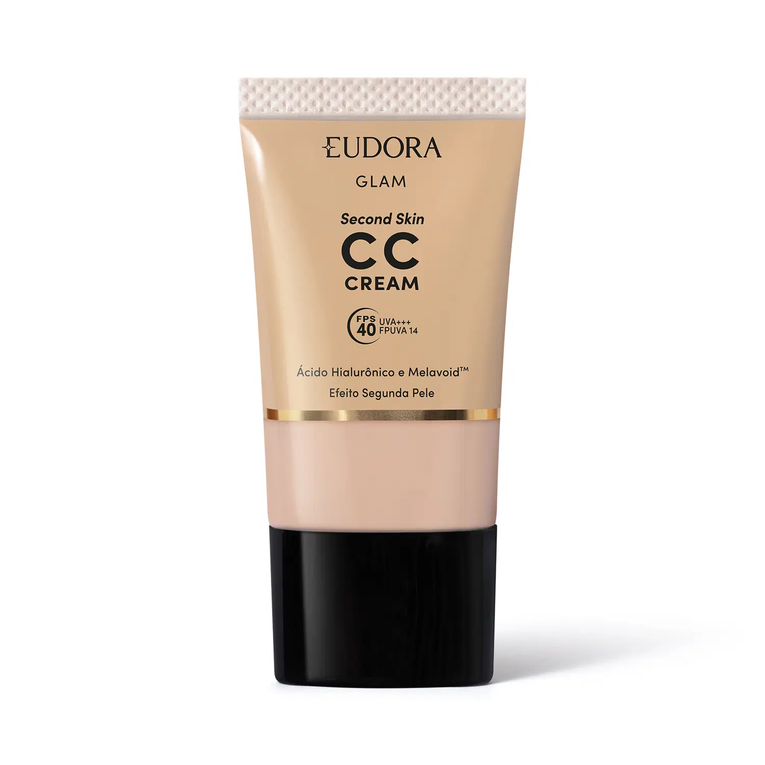 Cc Cream Eudora Glam Second Skin Cor 0 30Ml — foto 1