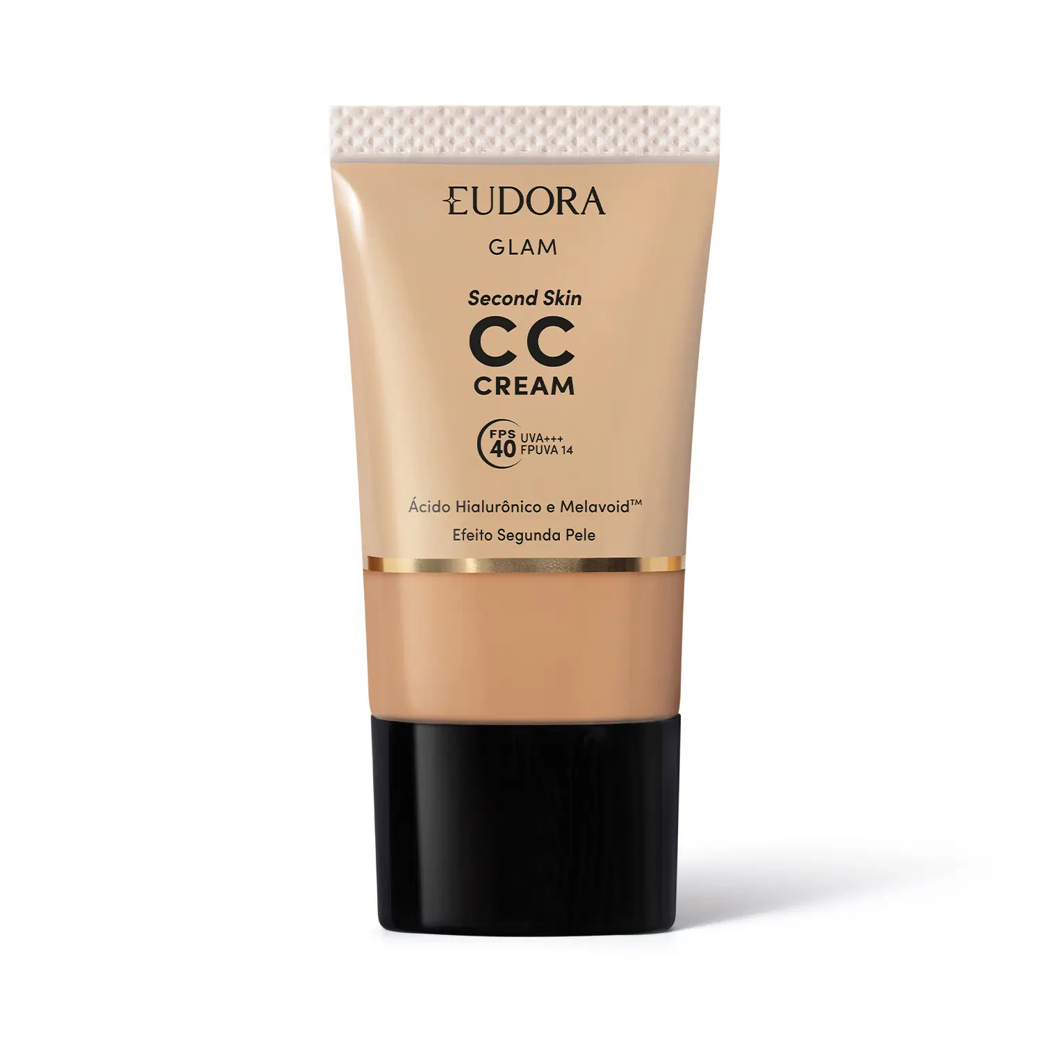 Cc Cream Eudora Glam Second Skin Cor 50 30Ml — foto 1