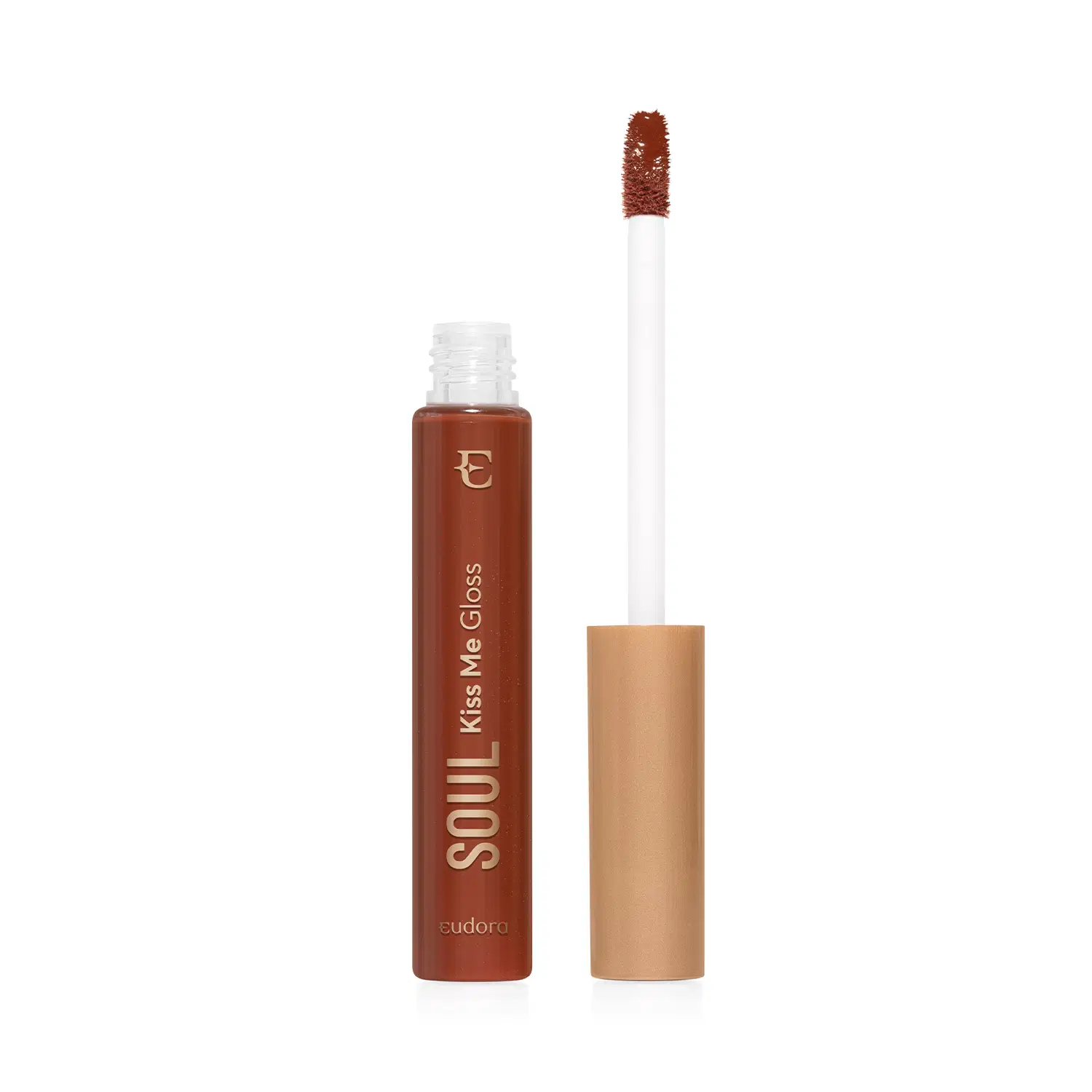 Gloss Marrom Bombom De Avelã Soul Kiss Me Doces Finos 5,2Ml — foto 1