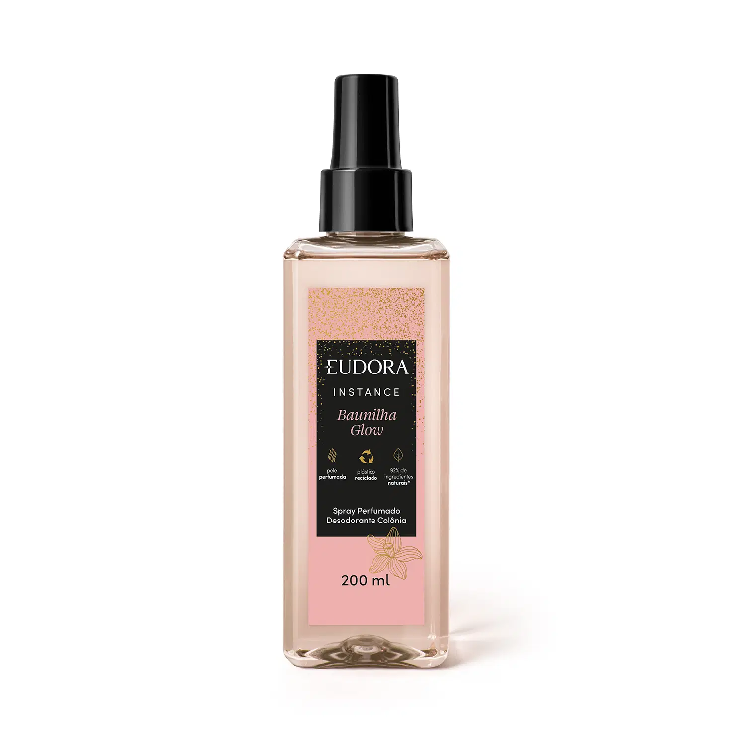 Spray Perfumado Desodorante Colônia Instance Baunilha Glow 200Ml — foto 1