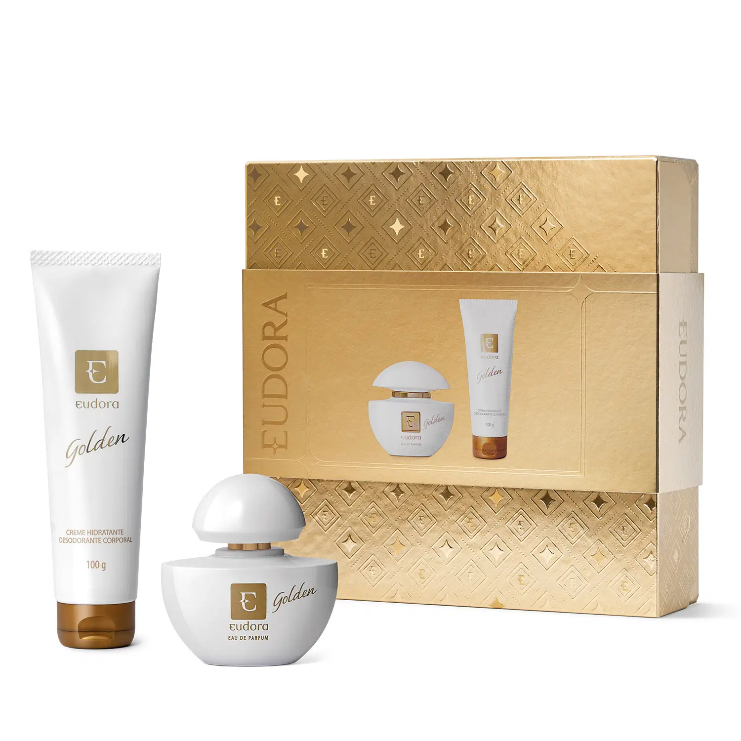 Kit Presente Golden: Eau De Parfum 35Ml + Creme Hidratante Desodorante Corporal 100G — foto 1