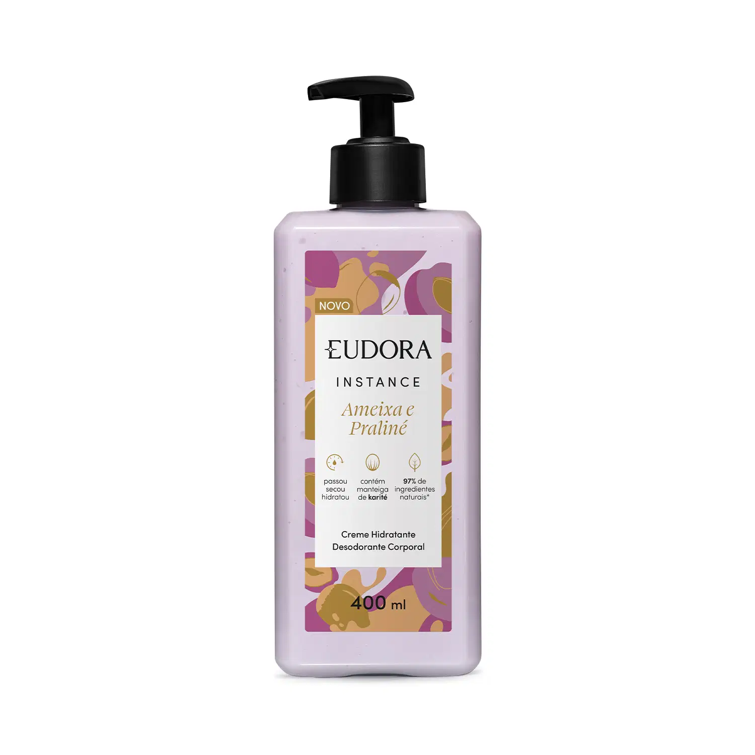Creme Hidratante Desodorante Corporal Instance Ameixa E Praliné 400Ml — foto 1