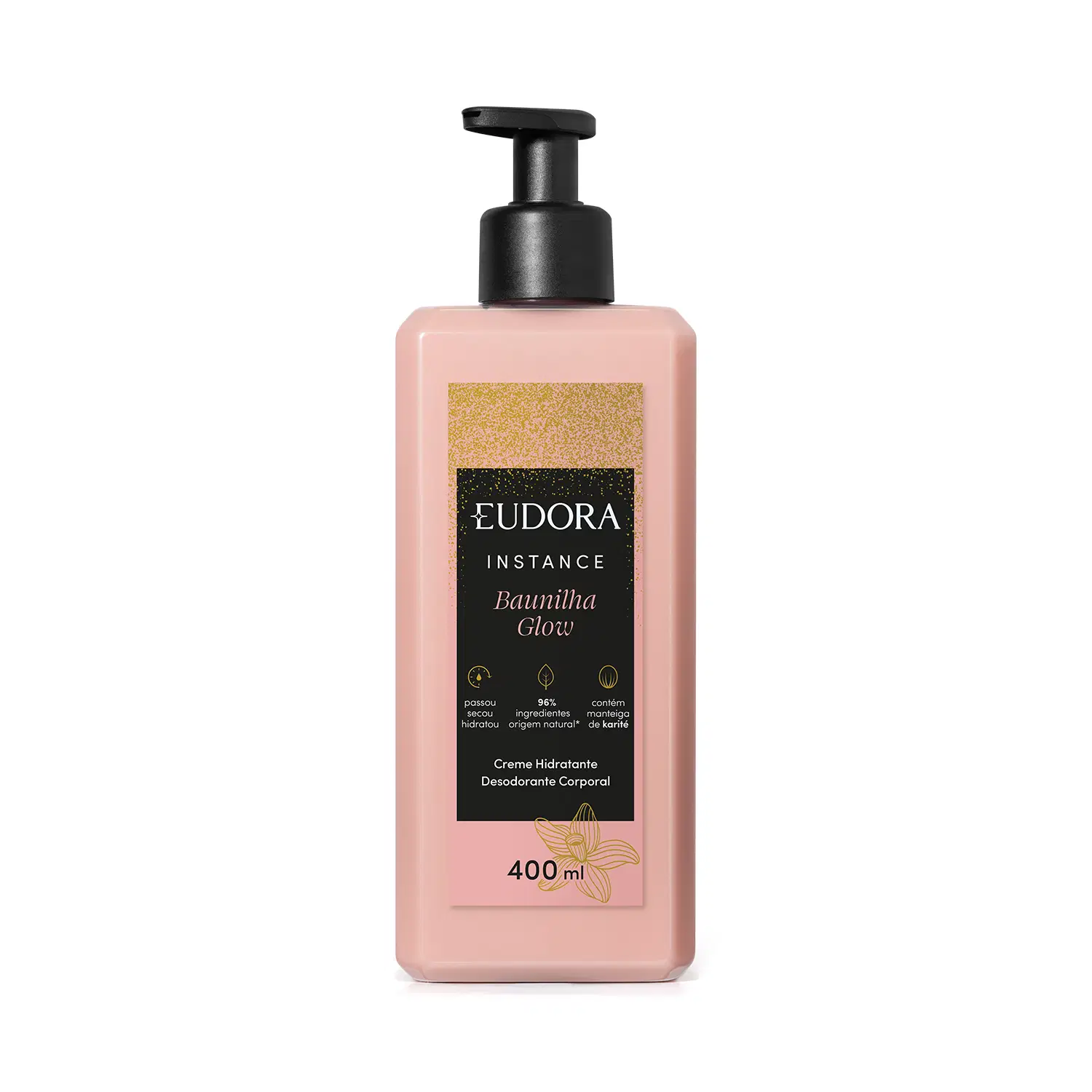 Creme Hidratante Desodorante Corporal Instance Baunilha Glow 400Ml — foto 1