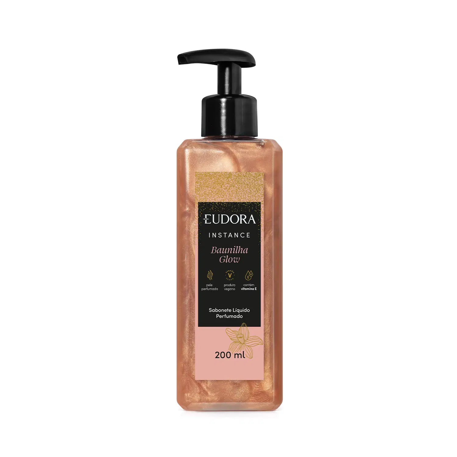 Sabonete Líquido Perfumado Instance Baunilha Glow 200Ml — foto 1