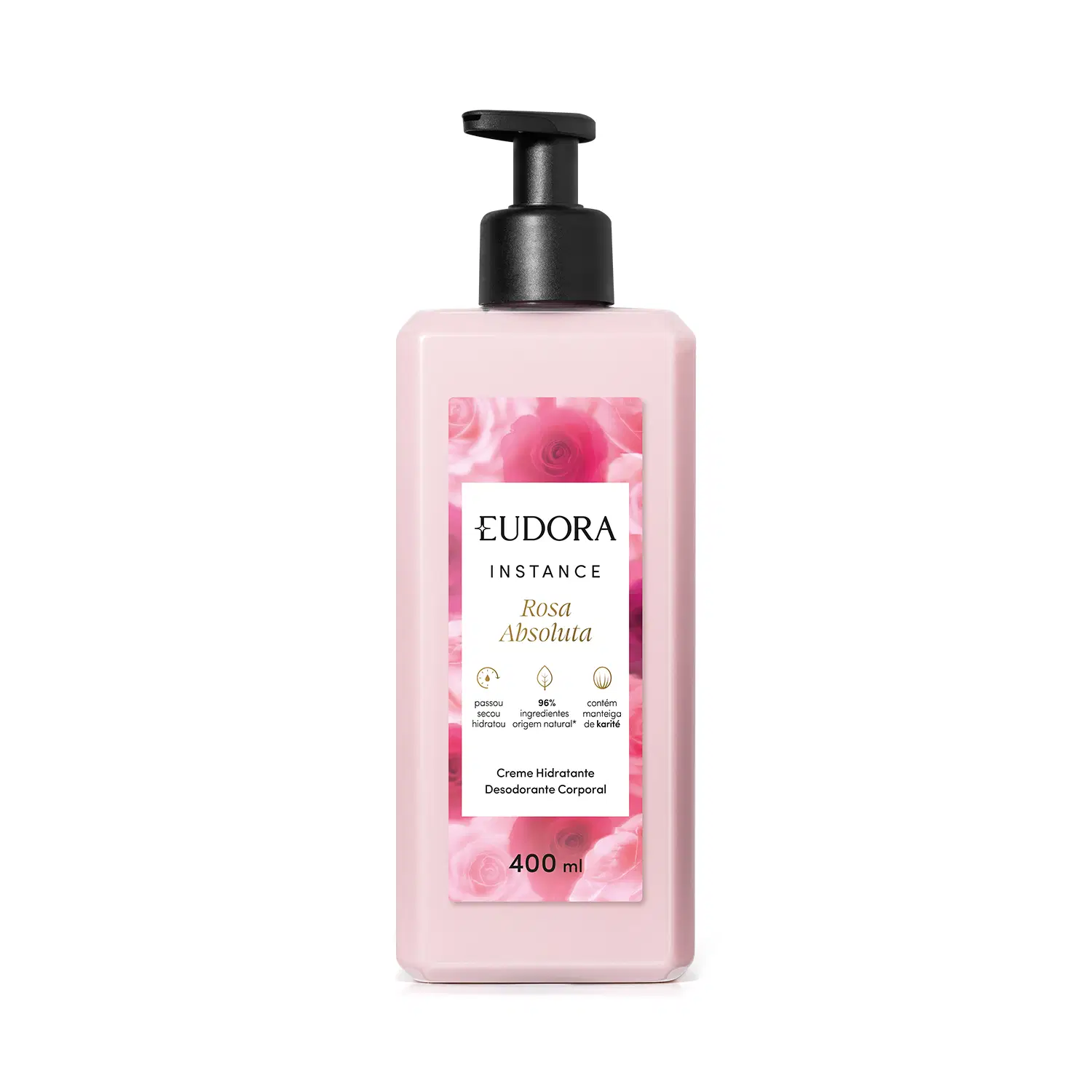 Creme Hidratante Desodorante Corporal Instance Rosa Absoluta 400Ml — foto 1
