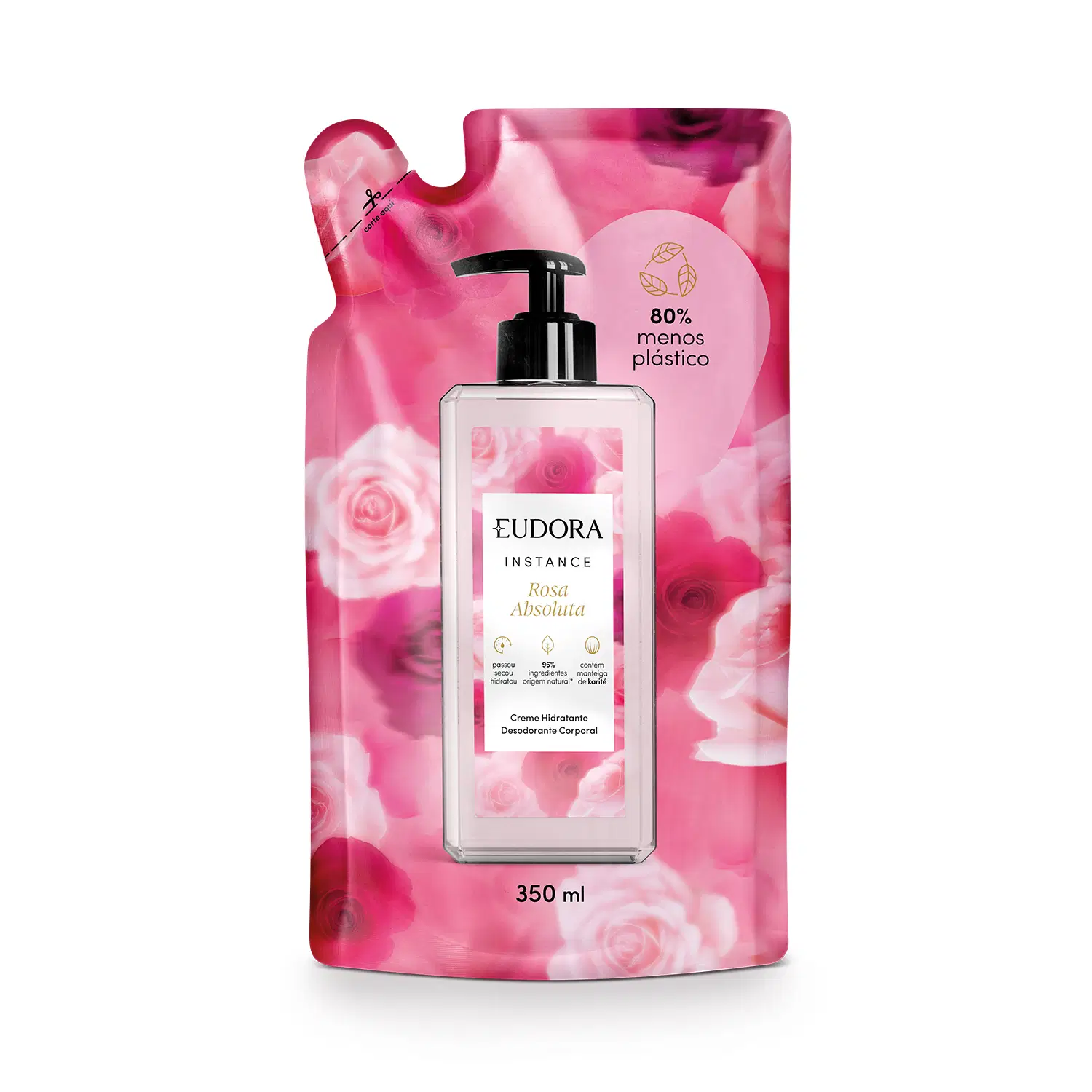Creme Hidratante Desodorante Corporal Instance Rosa Absoluta 350Ml — foto 1