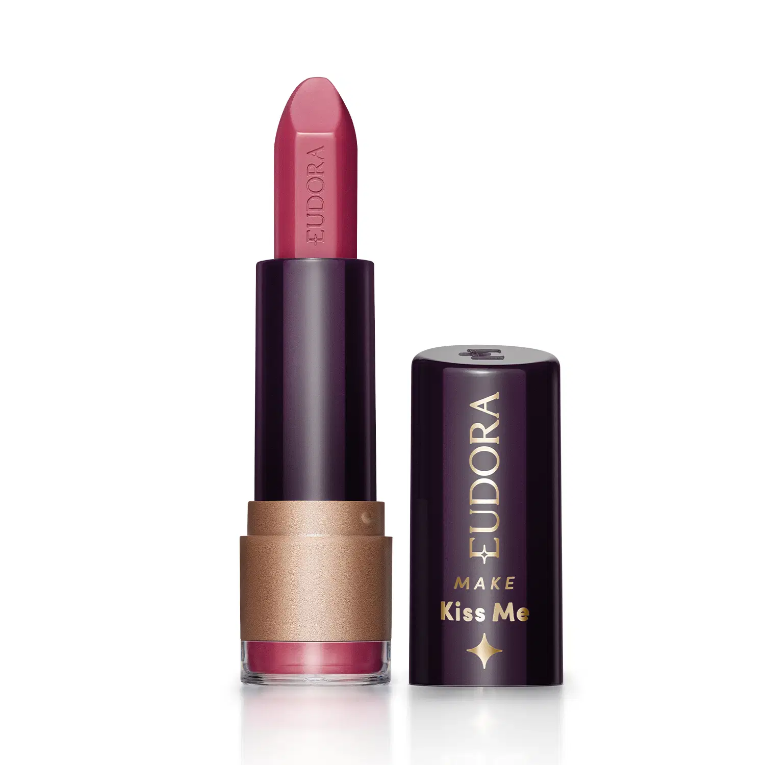 Batom Hidratante Malva Da Moda Eudora Make Kiss Me 3,7G — foto 1