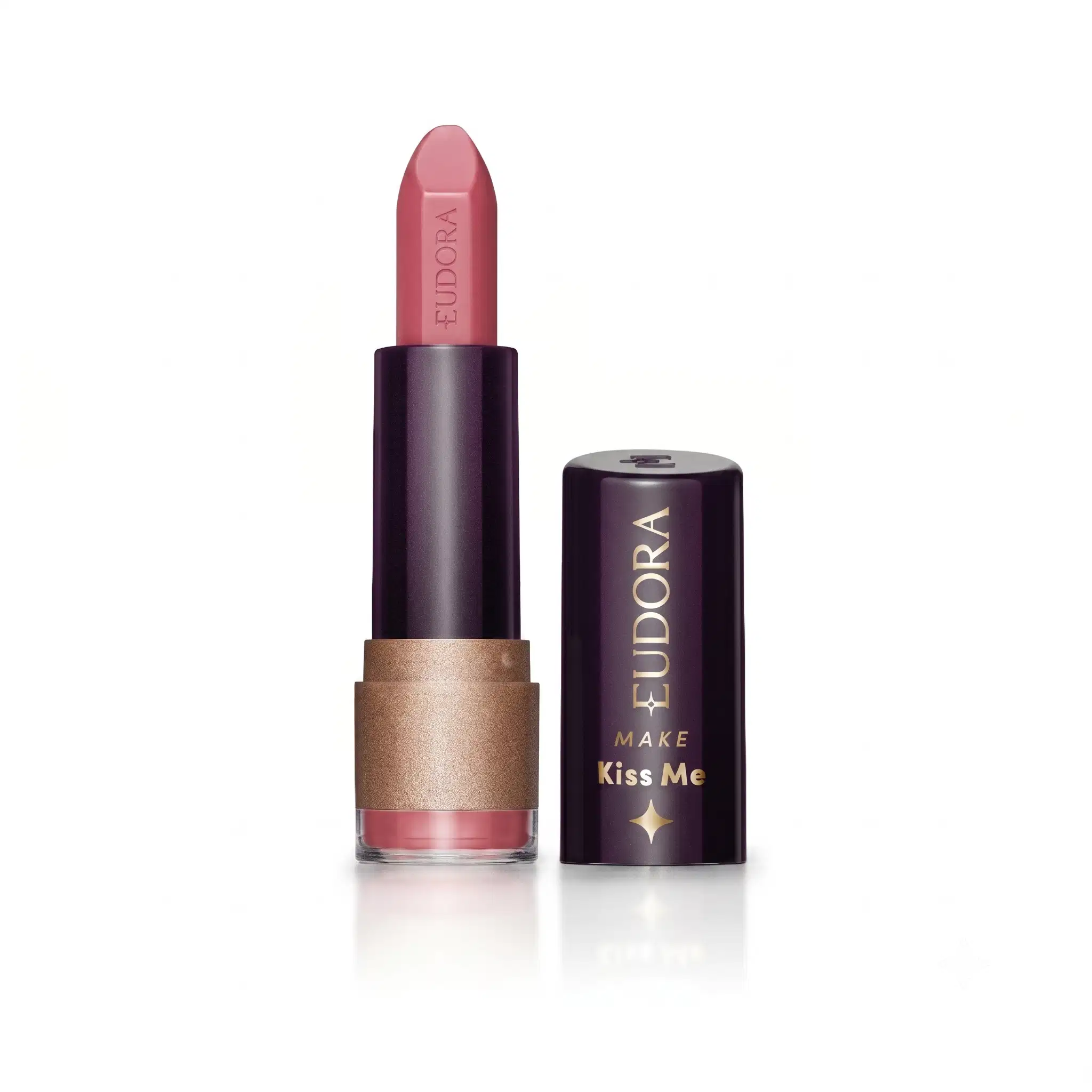Batom Matte Nude Realce Eudora Make Kiss Me 3,7G — foto 1