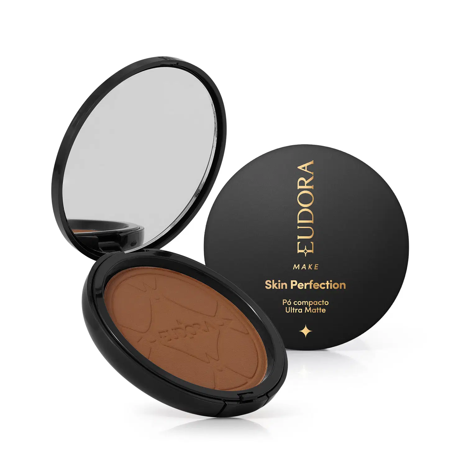 Pó Compacto Ultra Matte Eudora Make Perfect Skin Cor 335 10G — foto 1