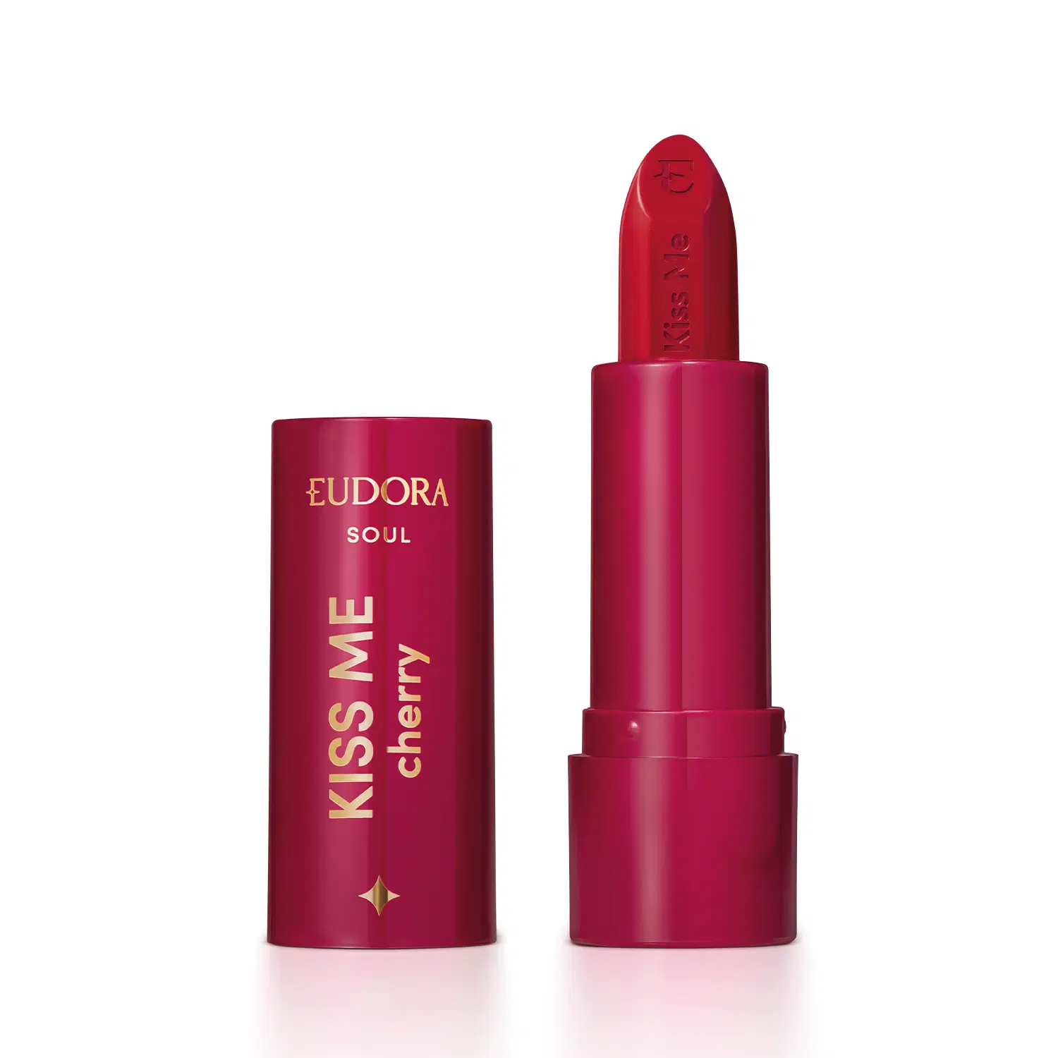 Batom Matte Vermelho Viciante Kiss Me Cherry 3,7G — foto 1