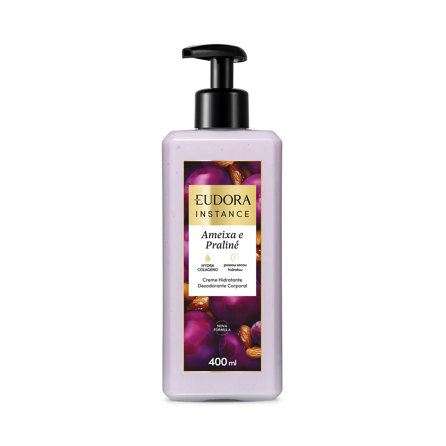 Creme Hidratante Desodorante Corporal Instance Ameixa E Praliné 400Ml — foto 1
