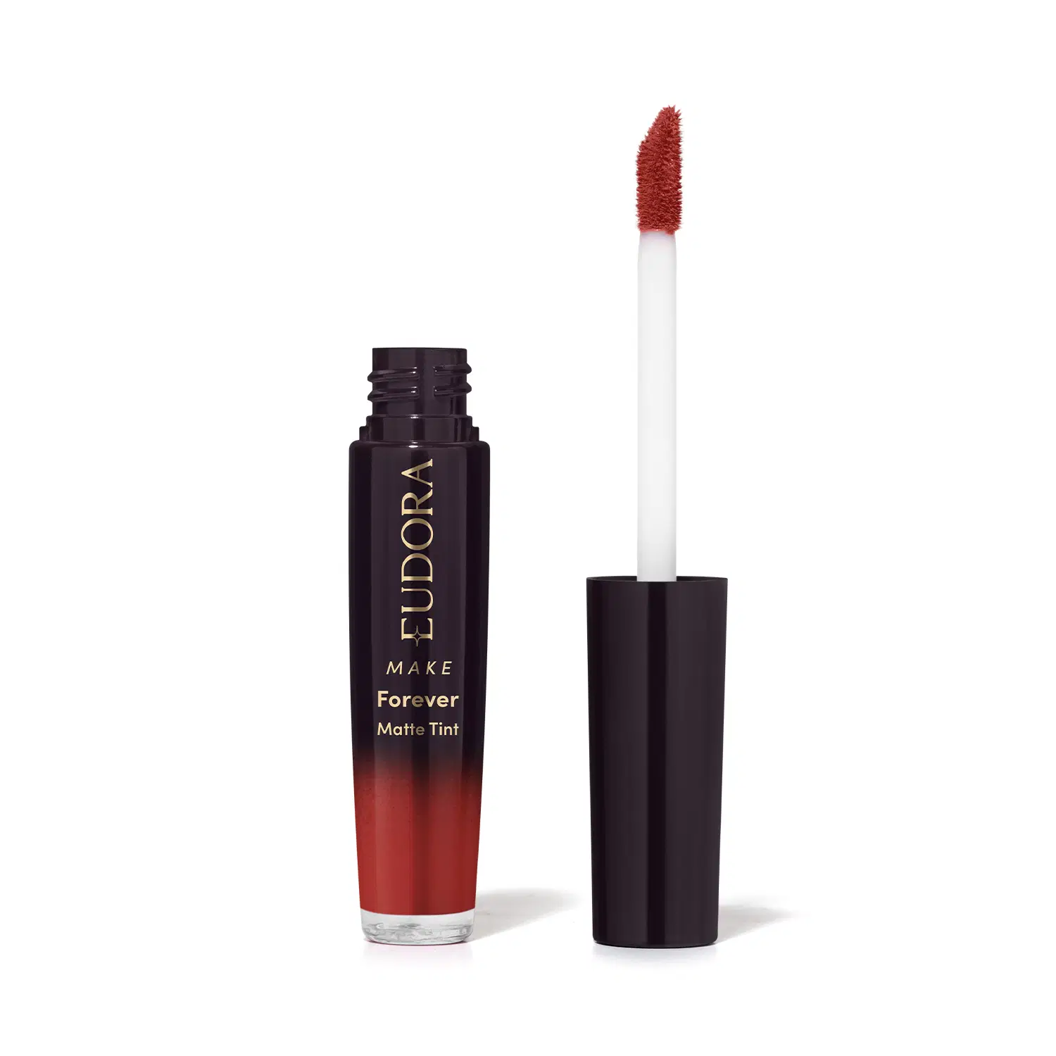 Batom Líquido Vermelho Radiante Eudora Make Forever Matte Tint 4Ml — foto 1