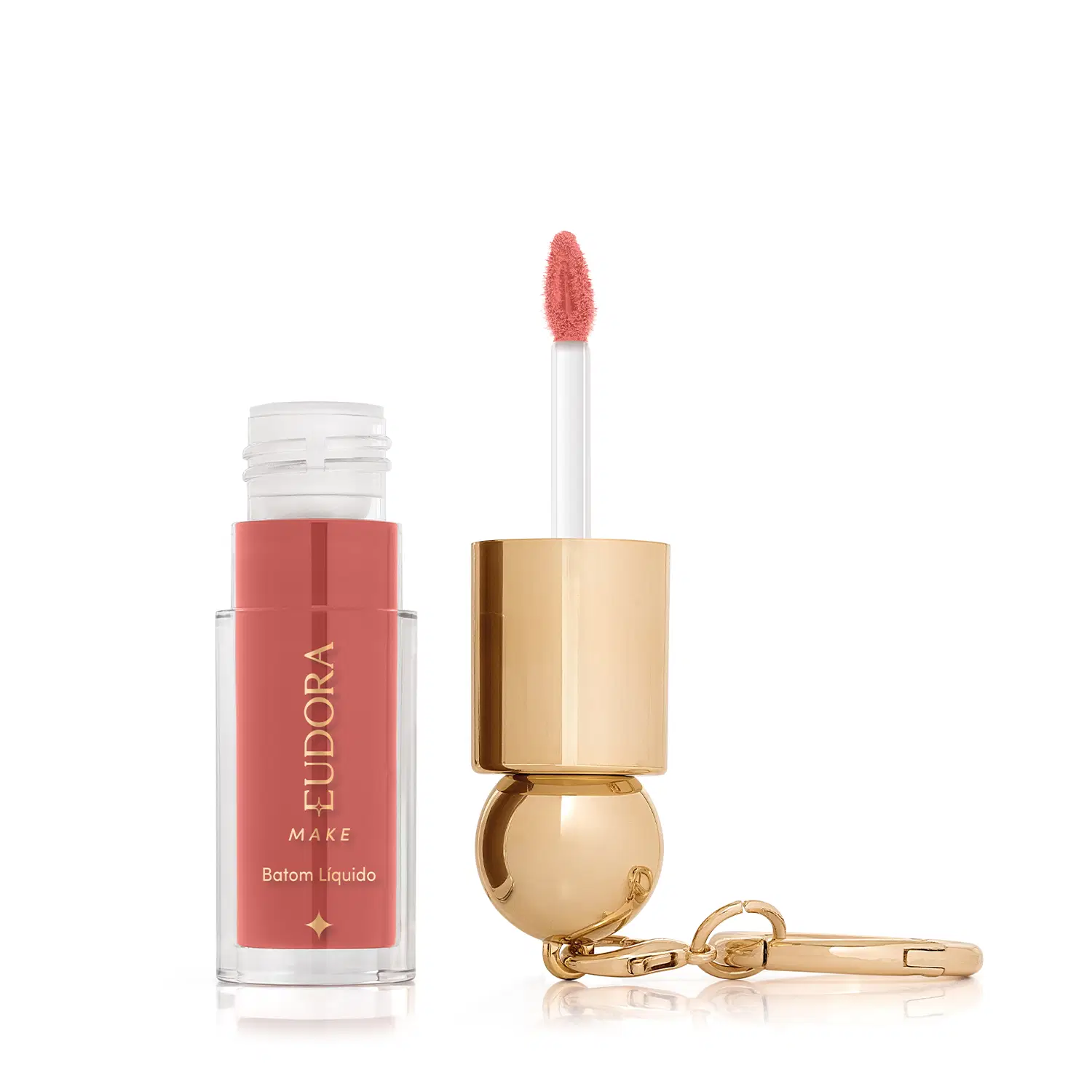 Batom Líquido Cremoso Eudora Make O Diabo Veste Prada Fashion Icon Nude 4Ml — foto 1