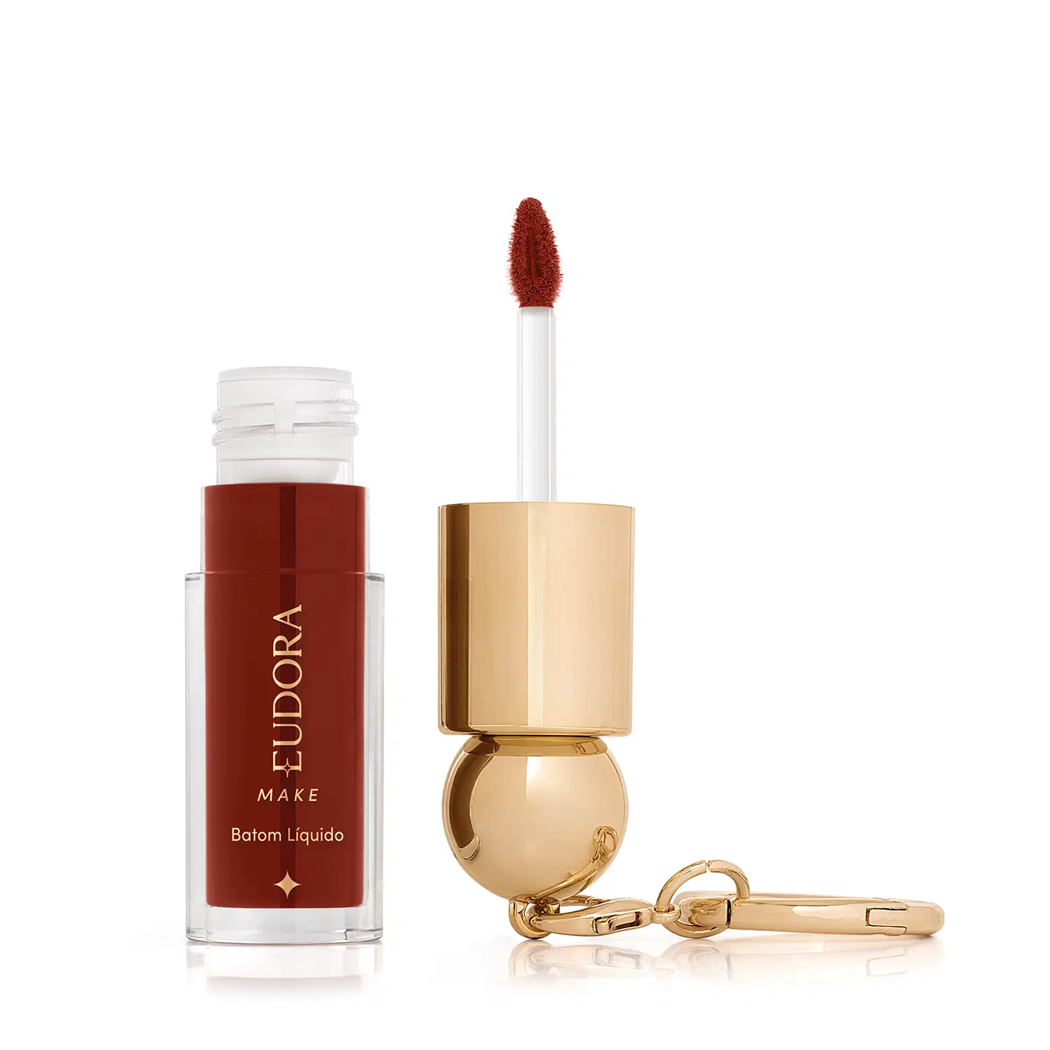 Batom Líquido Cremoso Eudora Make O Diabo Veste Prada Fashion Icon Berry 4Ml — foto 1