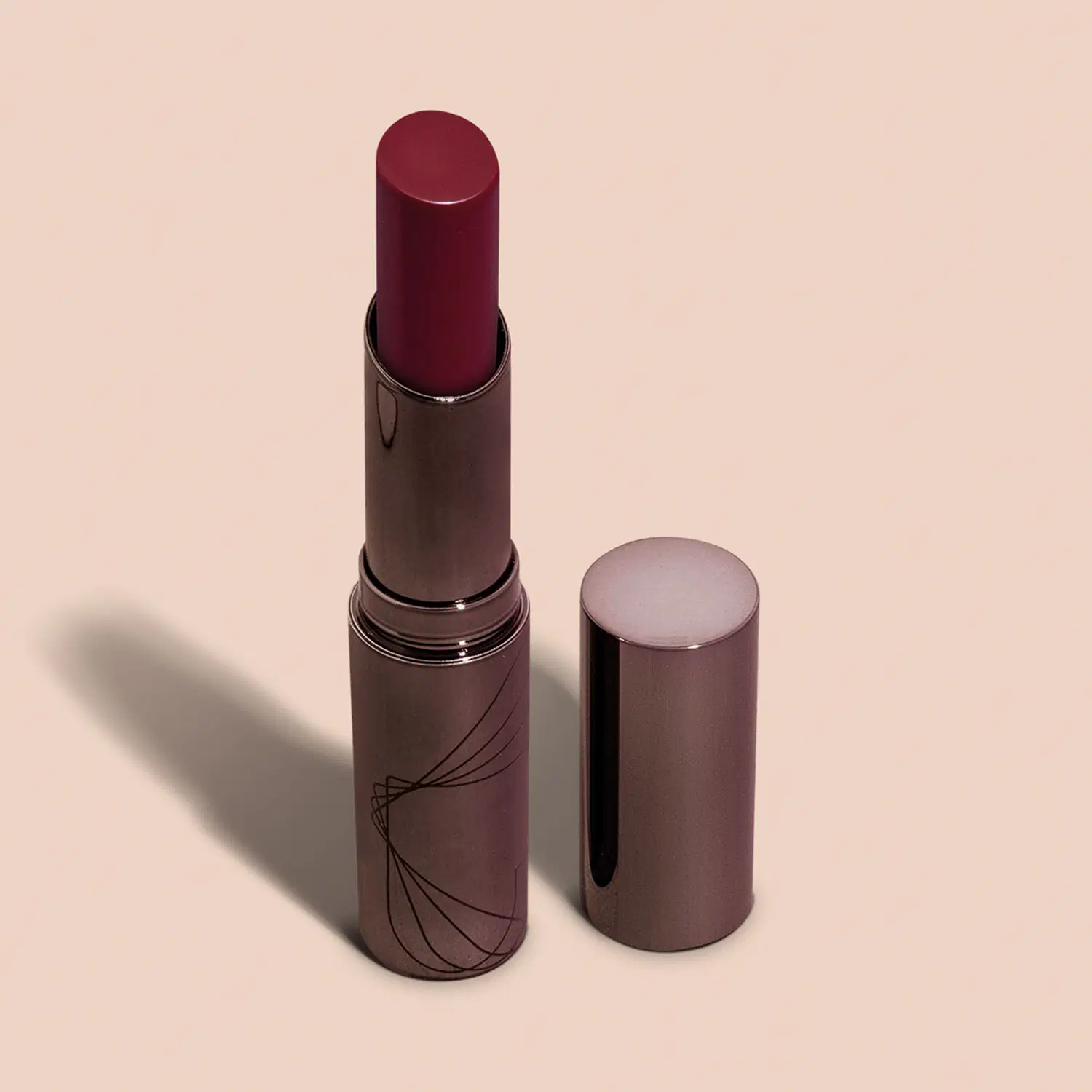Batom Lipstick Vinho Bordolê Volumão 3,4G — foto 1