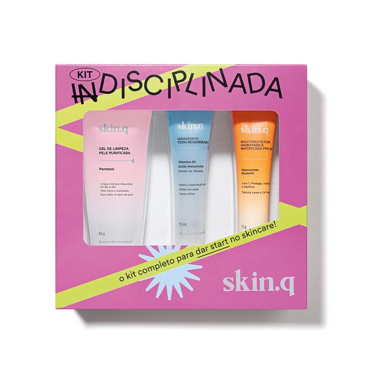 Mini Kit Skin.Q Indisciplinada (3 Itens) — foto 1