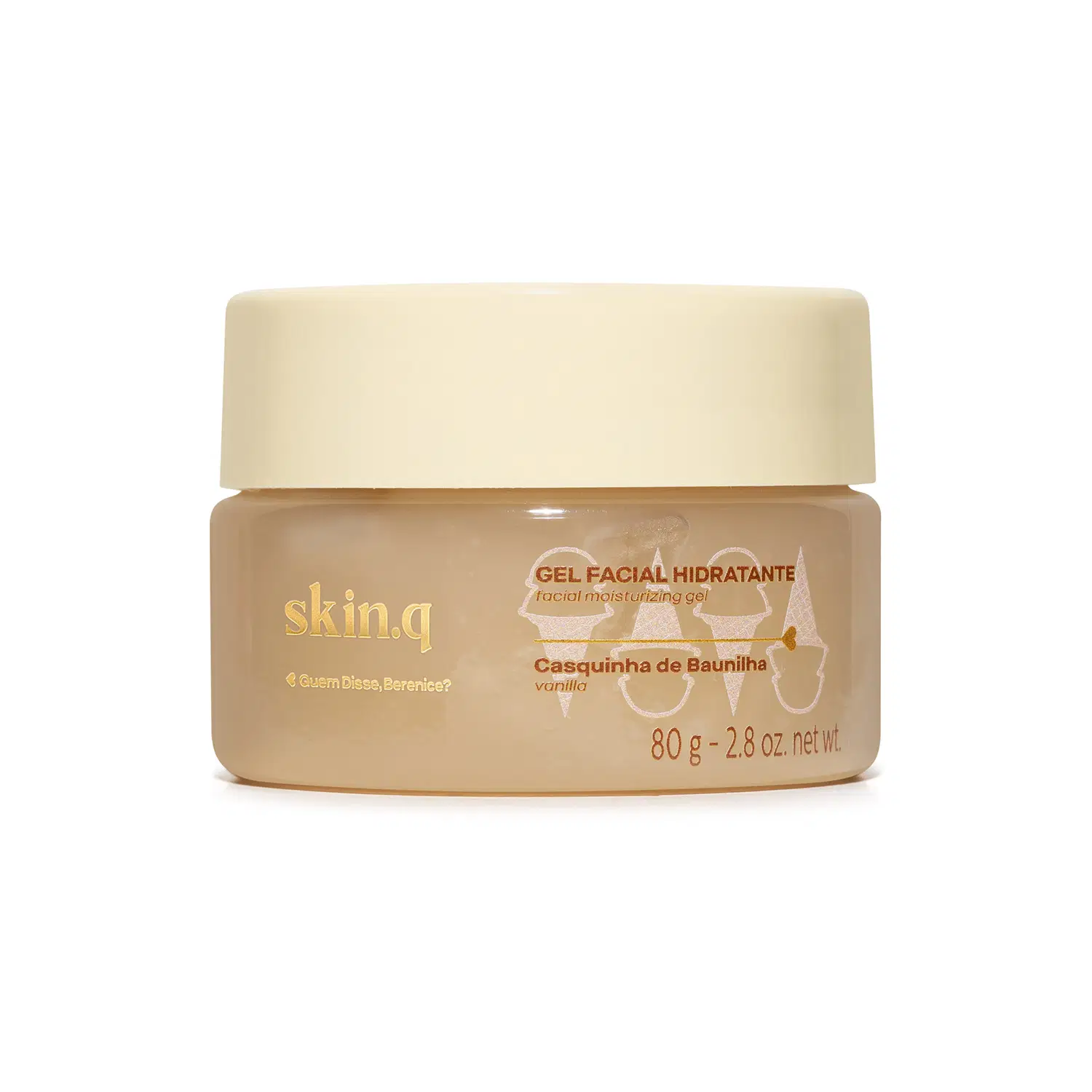Gel Facial Hidratante Skin.Q Casquinha De Baunilha 80G — foto 1