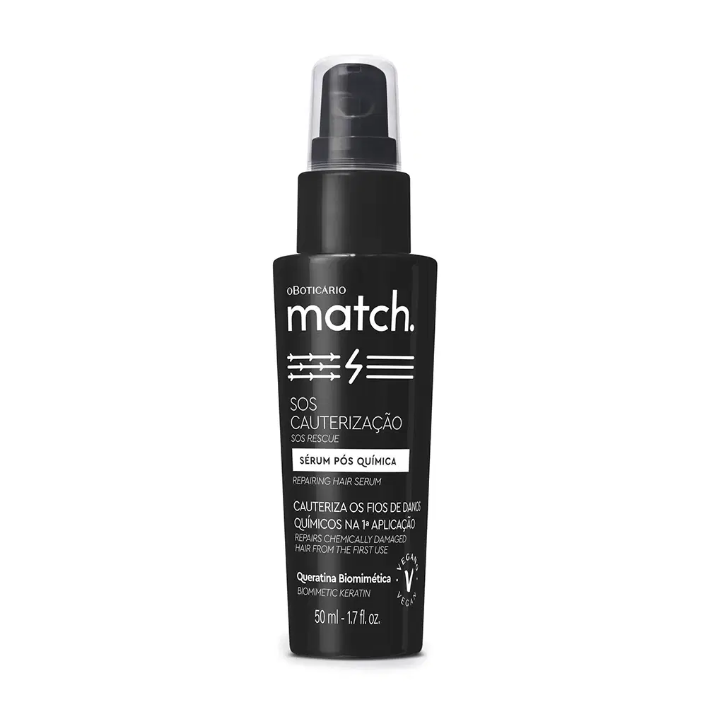Sérum Capilar Pós-Química Match Sos Cauterização 50Ml — foto 1
