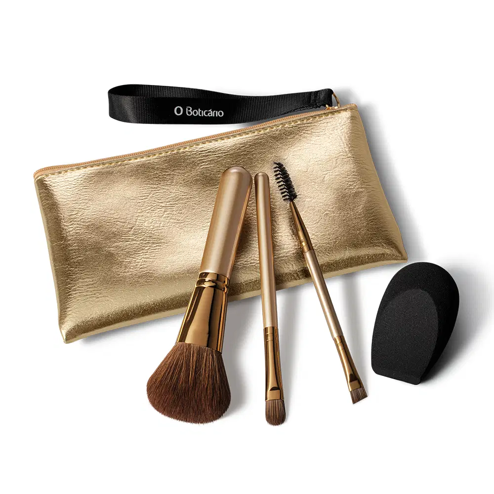 Kit Pincéis E Esponja Para Maquiagem Make B. — foto 1