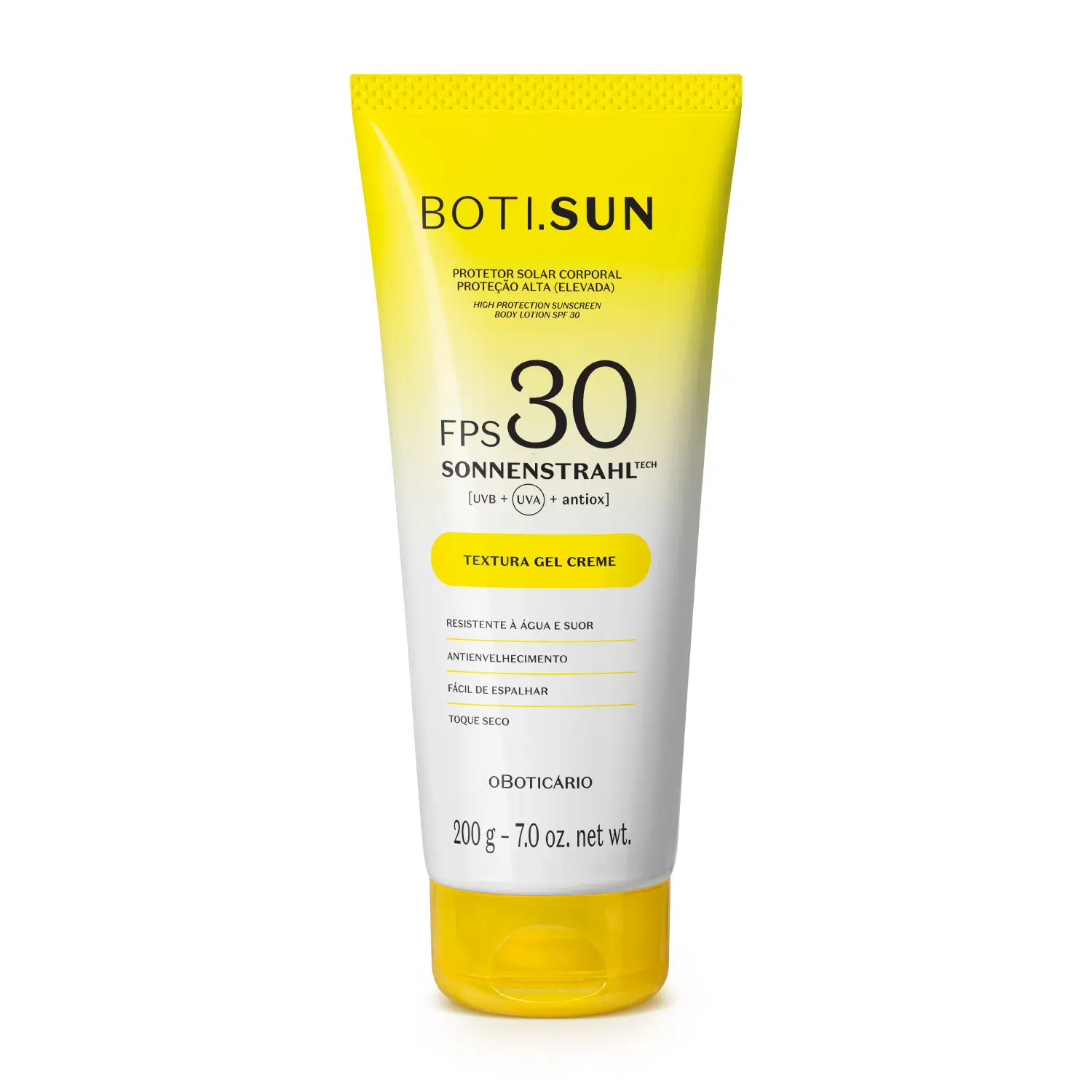 Protetor Solar Corporal Gel Creme Fps 30 Boti.Sun 200G — foto 1