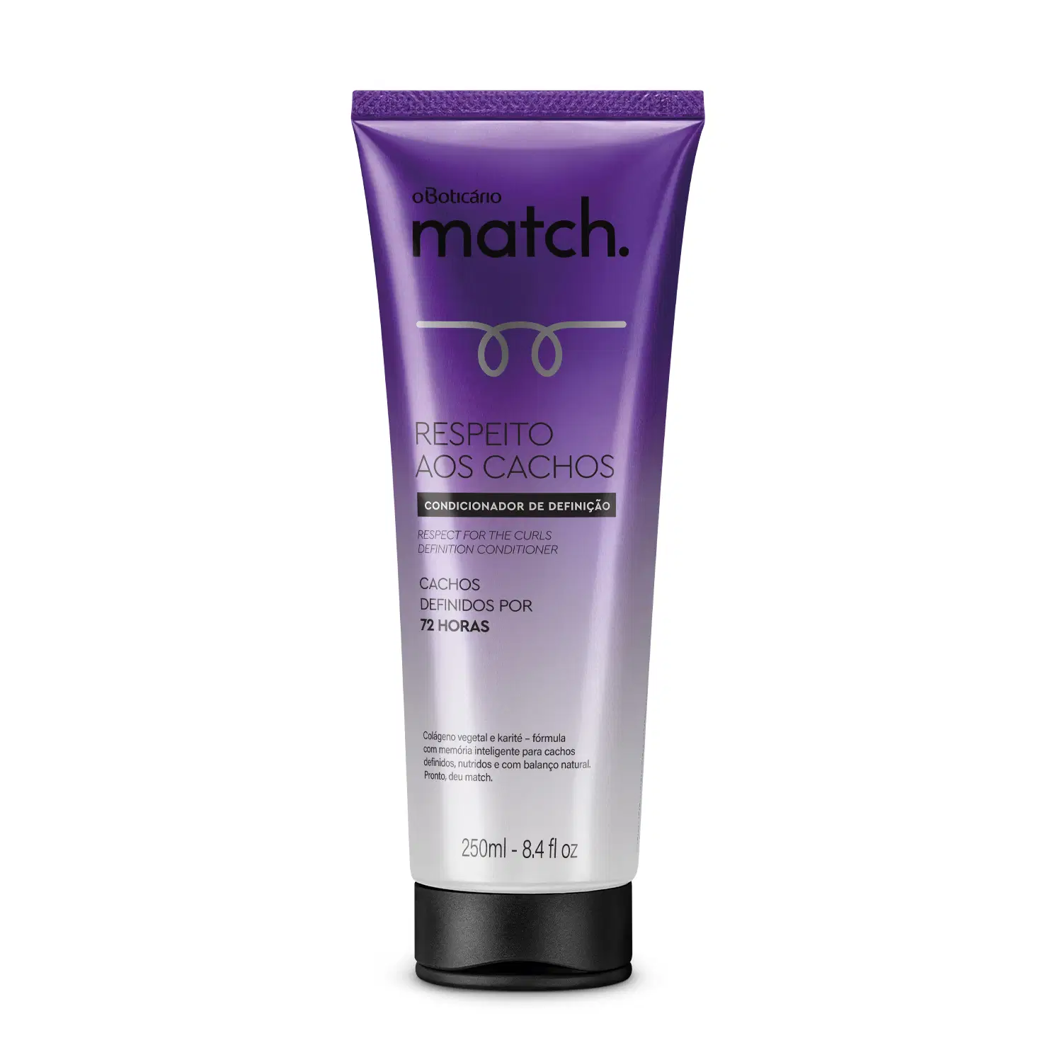 Condicionador Match Respeito Aos Cachos 250Ml — foto 1