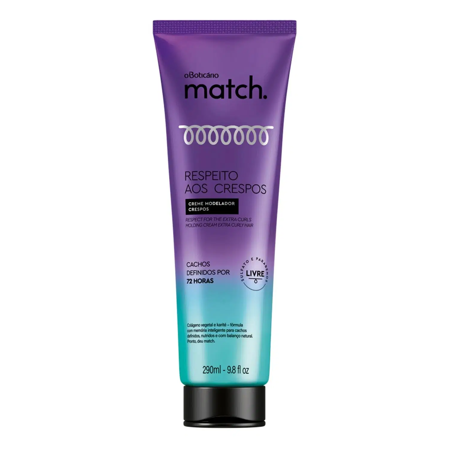 Creme Modelador Match Respeito Aos Crespos 290Ml — foto 1