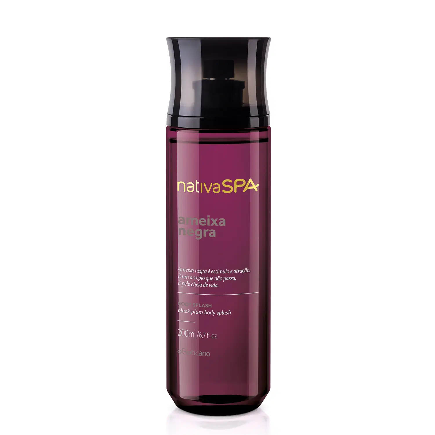 Desodorante Colônia Body Splash Nativa Spa Ameixa Negra 200Ml — foto 1