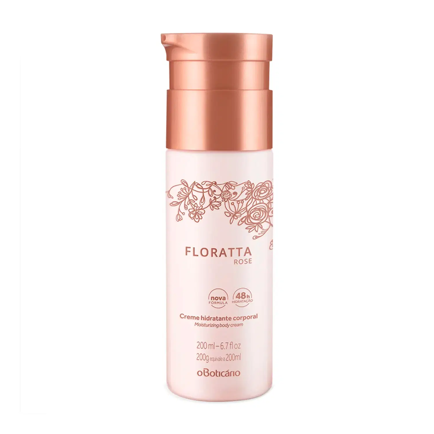 Creme Hidratante Desodorante Corporal Floratta Rose 200Ml — foto 1