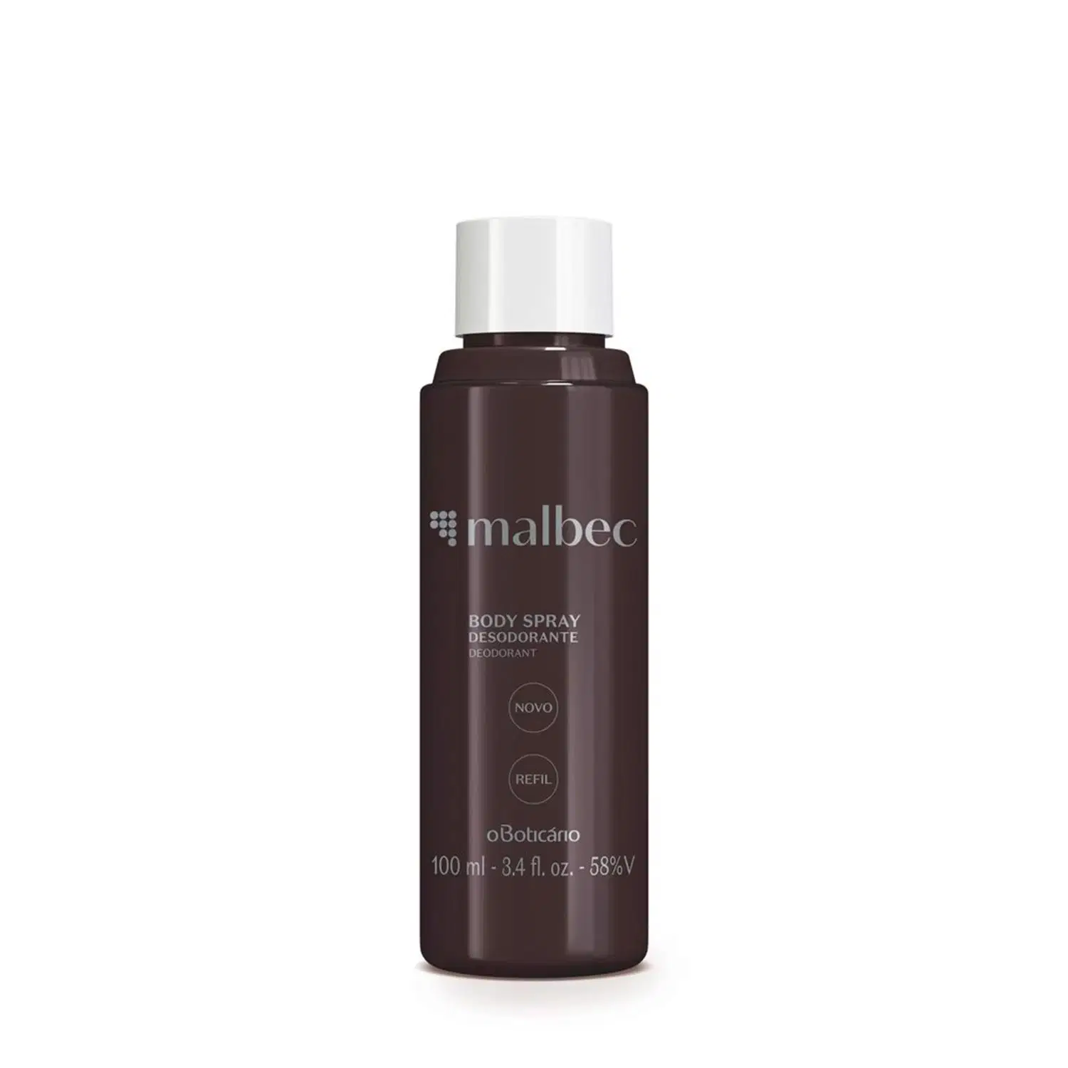 Refil Desodorante Body Spray Malbec 100Ml — foto 1