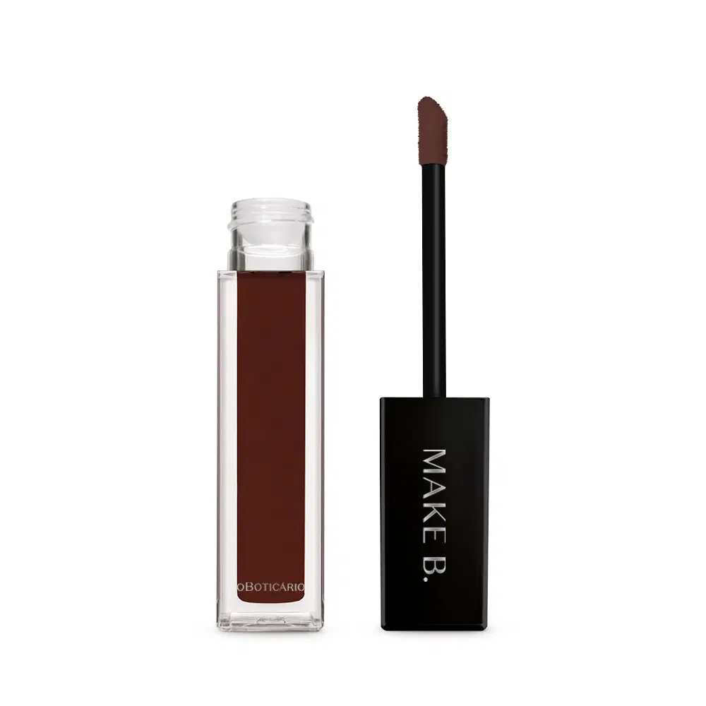 Batom Líquido Mate Marrom Ultimate Brown Make B. 5Ml — foto 1