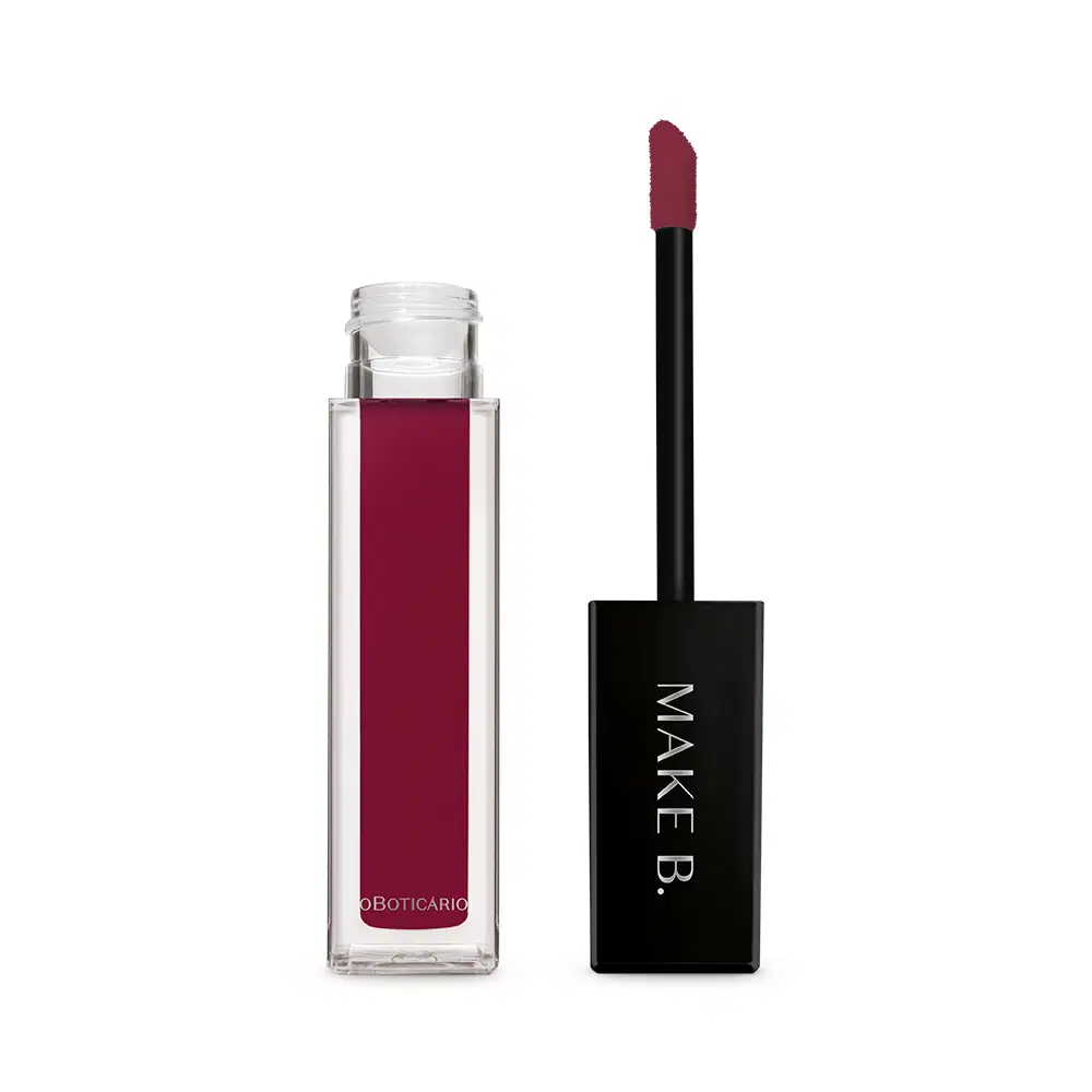 Batom Líquido Mate Magenta Gourmand Berry Make B. 5Ml — foto 1