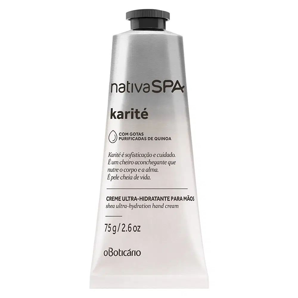 Creme Hidratante Desodorante Para Mãos Nativa Spa Karité 75G — foto 1