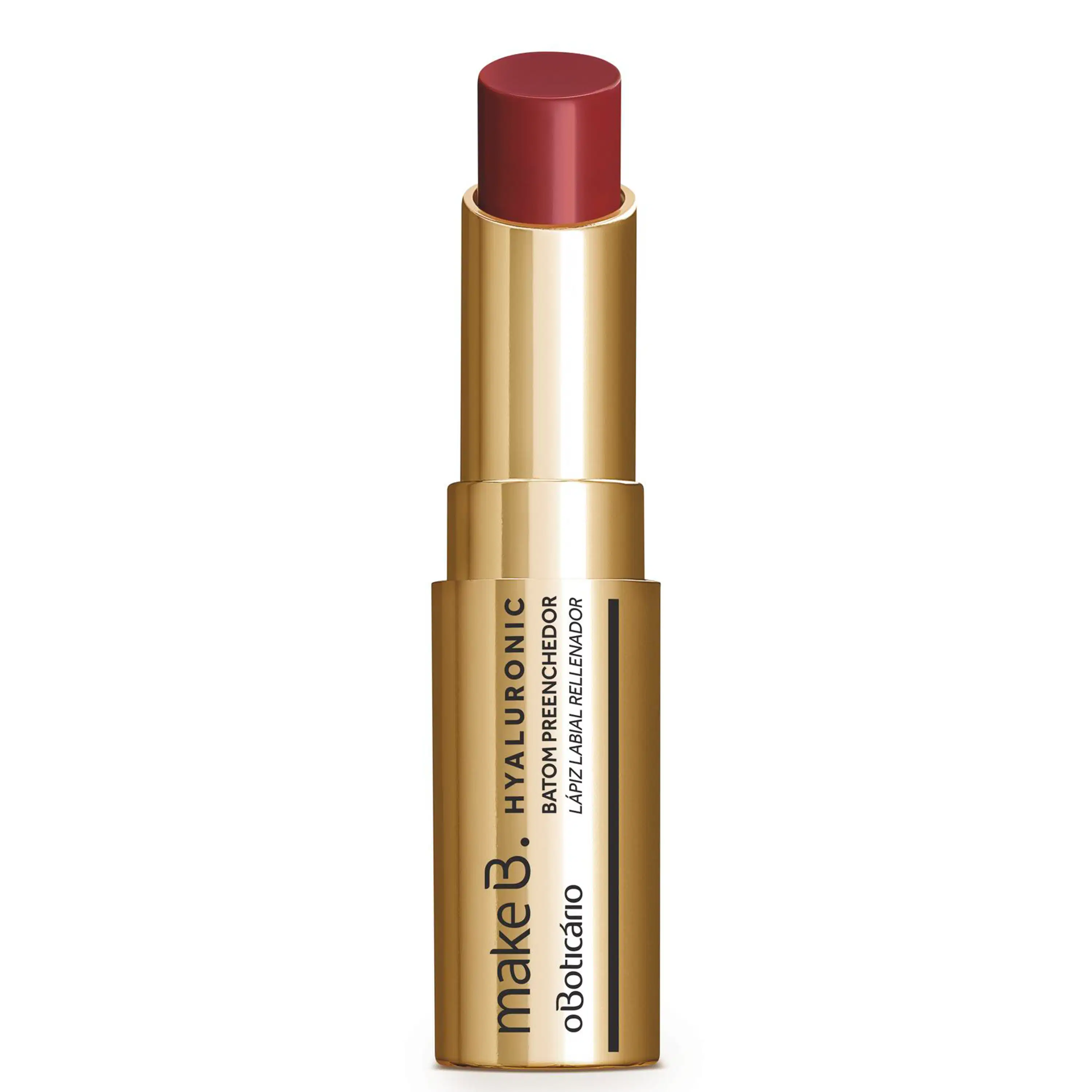Batom Stick Red Classic Make B. Hyaluronic Fps 15, 3,4 G — foto 1