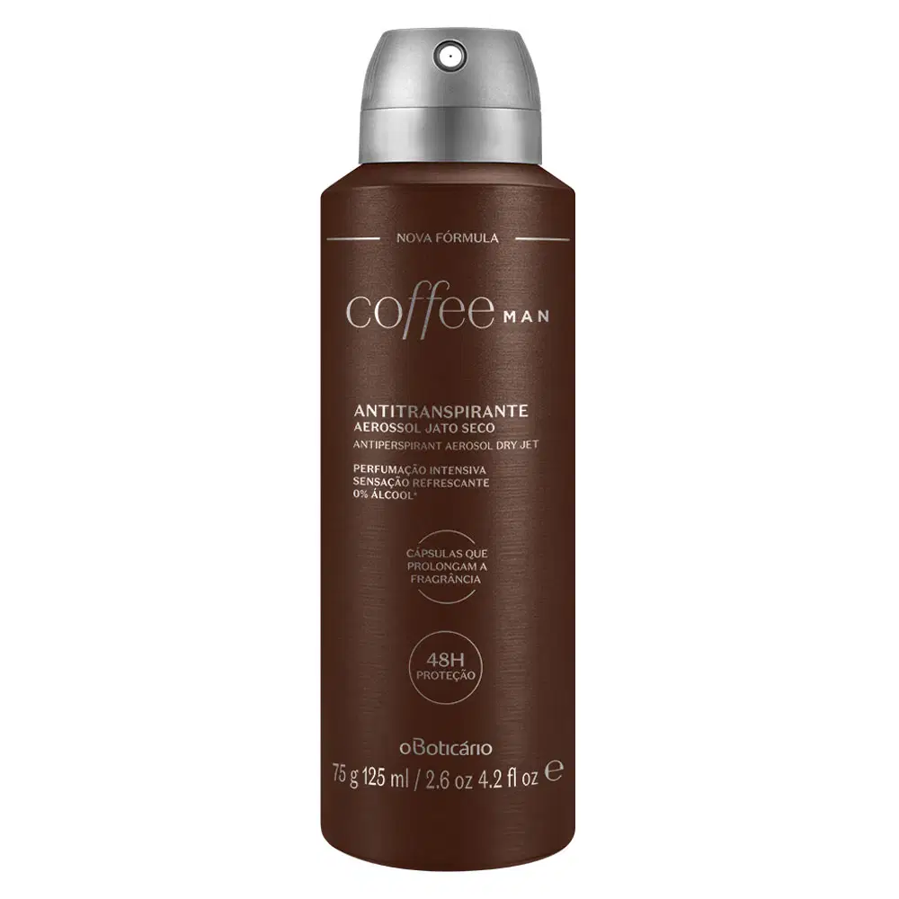 Desodorante Antitranspirante Aerosol Coffee Man 75G/125Ml — foto 1