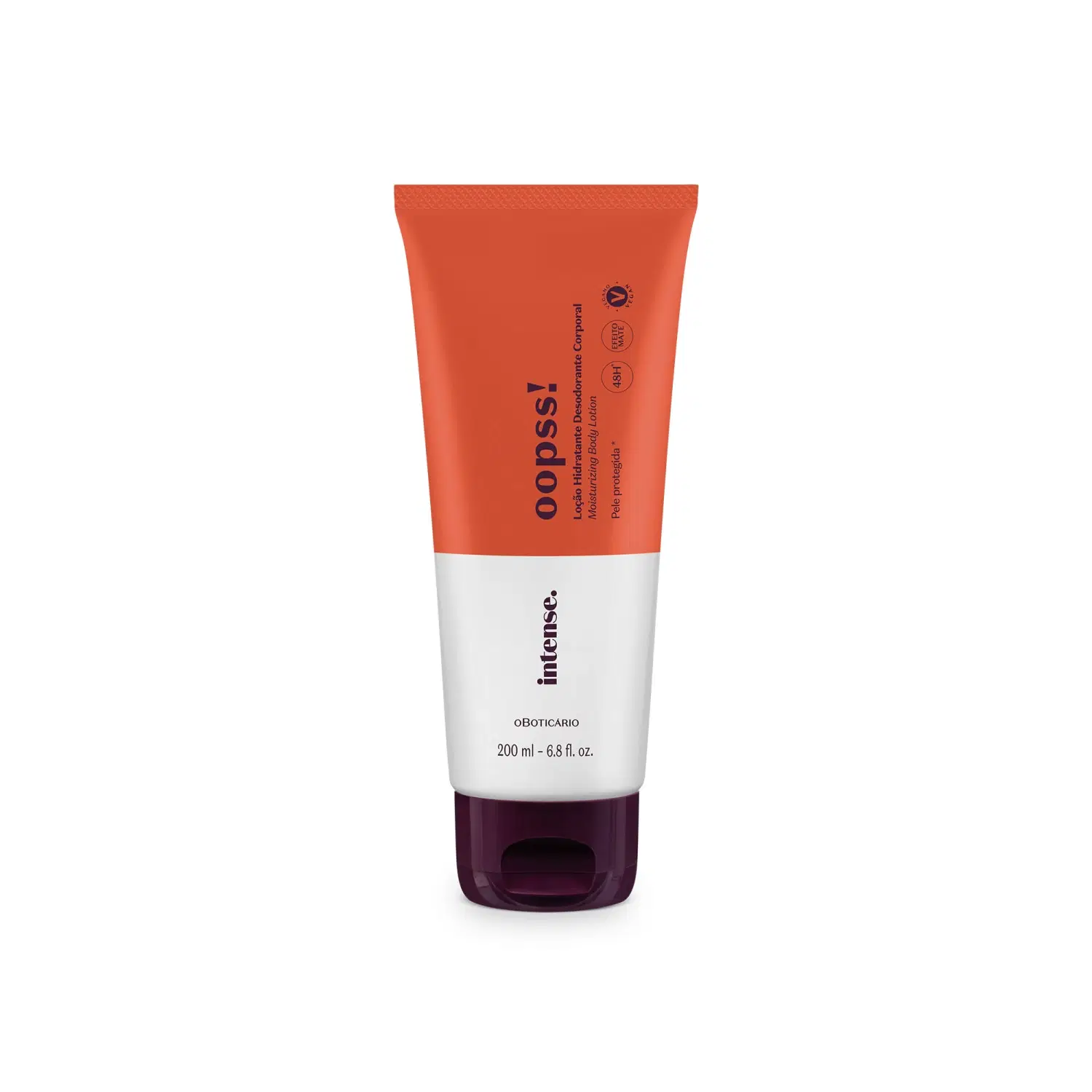 Loção Desodorante Hidratante Corporal Intense Oopss! 200Ml — foto 1