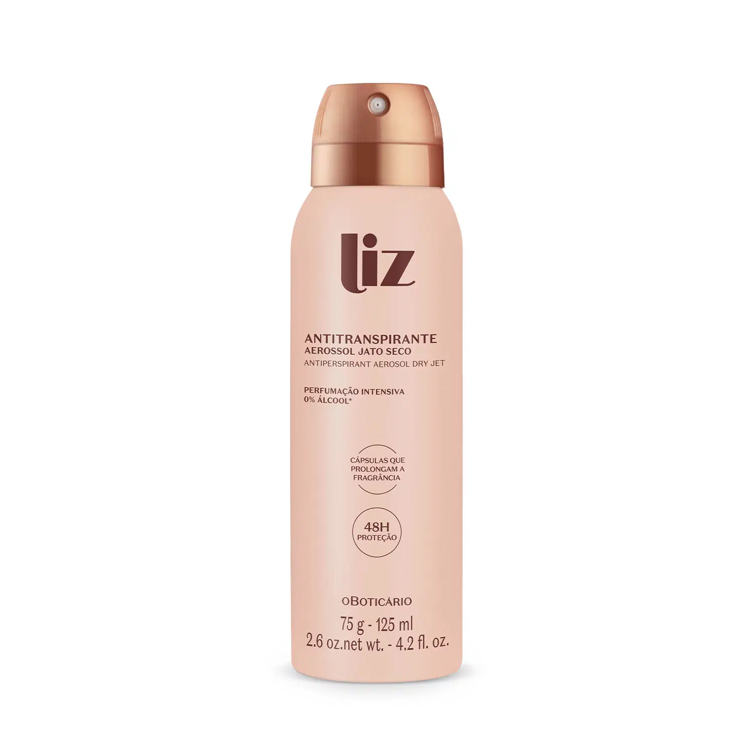 Desodorante Antitranspirante Aerossol Liz 75G/125Ml — foto 1