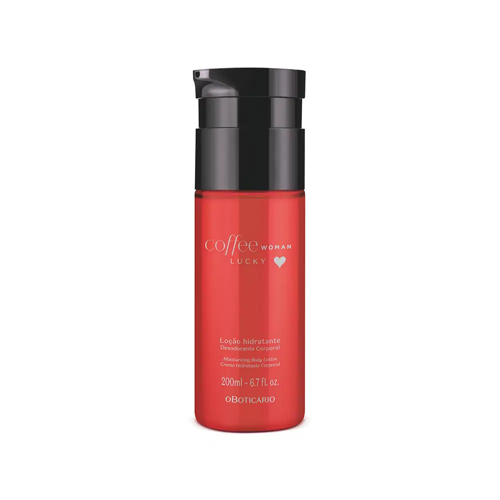 Loção Hidratante Desodorante Corporal Coffee Woman Lucky 200Ml — foto 1