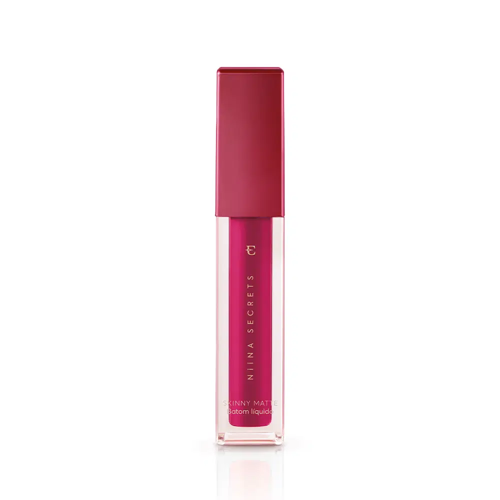 Batom Líquido Pink Peônia Niina Secrets Skinny Matte 5Ml — foto 1