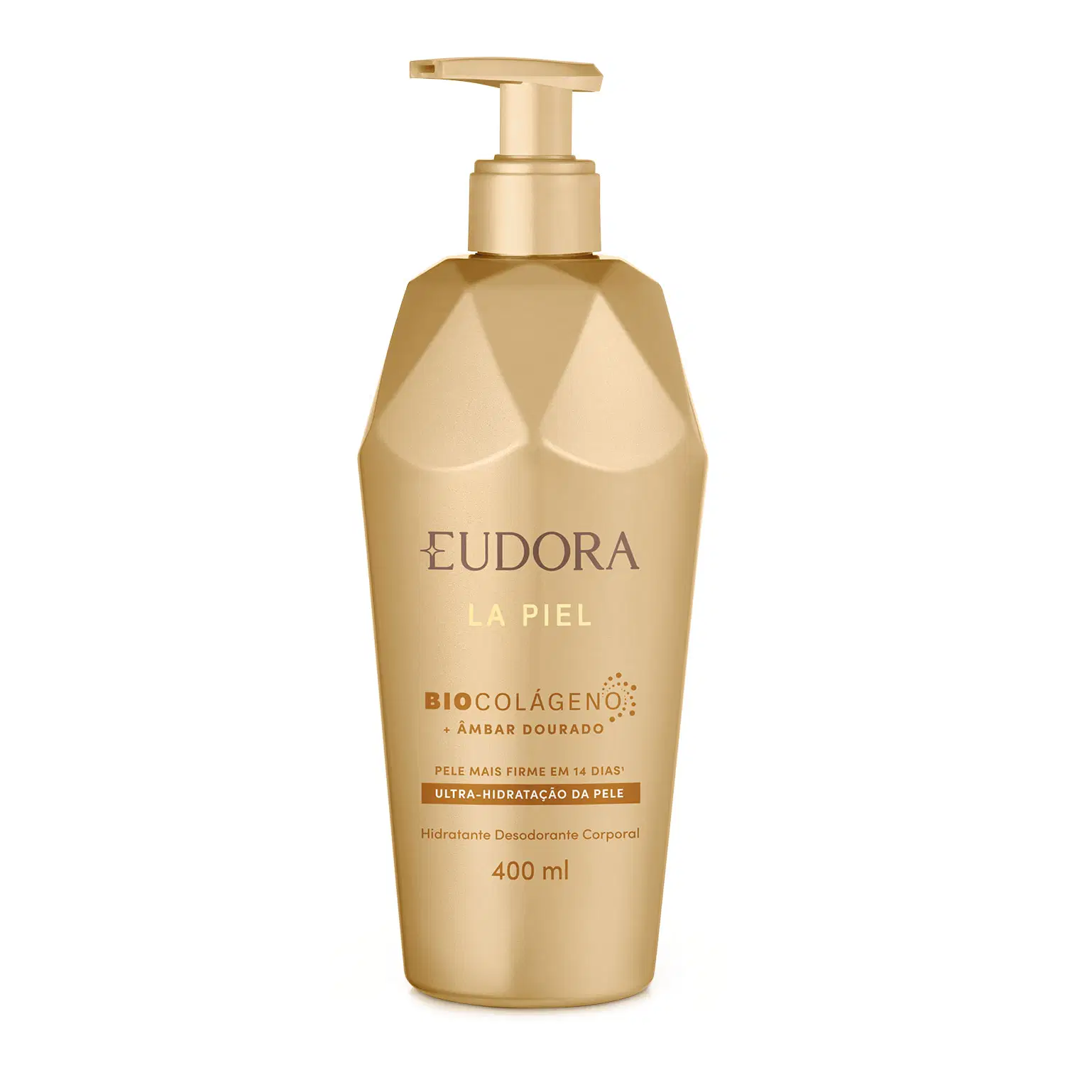 Hidratante Desodorante Corporal La Piel Ultra-Hidratação Da Pele Âmbar Dourado 400Ml — foto 1