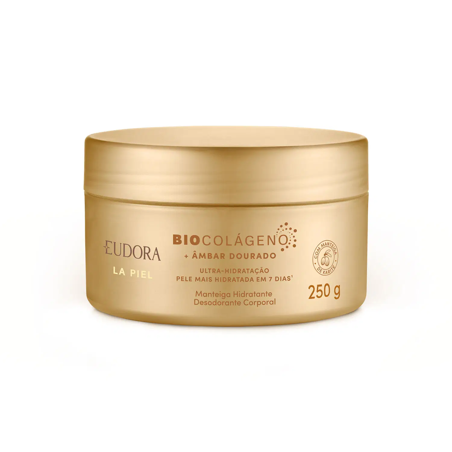 Manteiga Hidratante Desodorante Corporal La Piel Âmbar Dourado 250G — foto 1