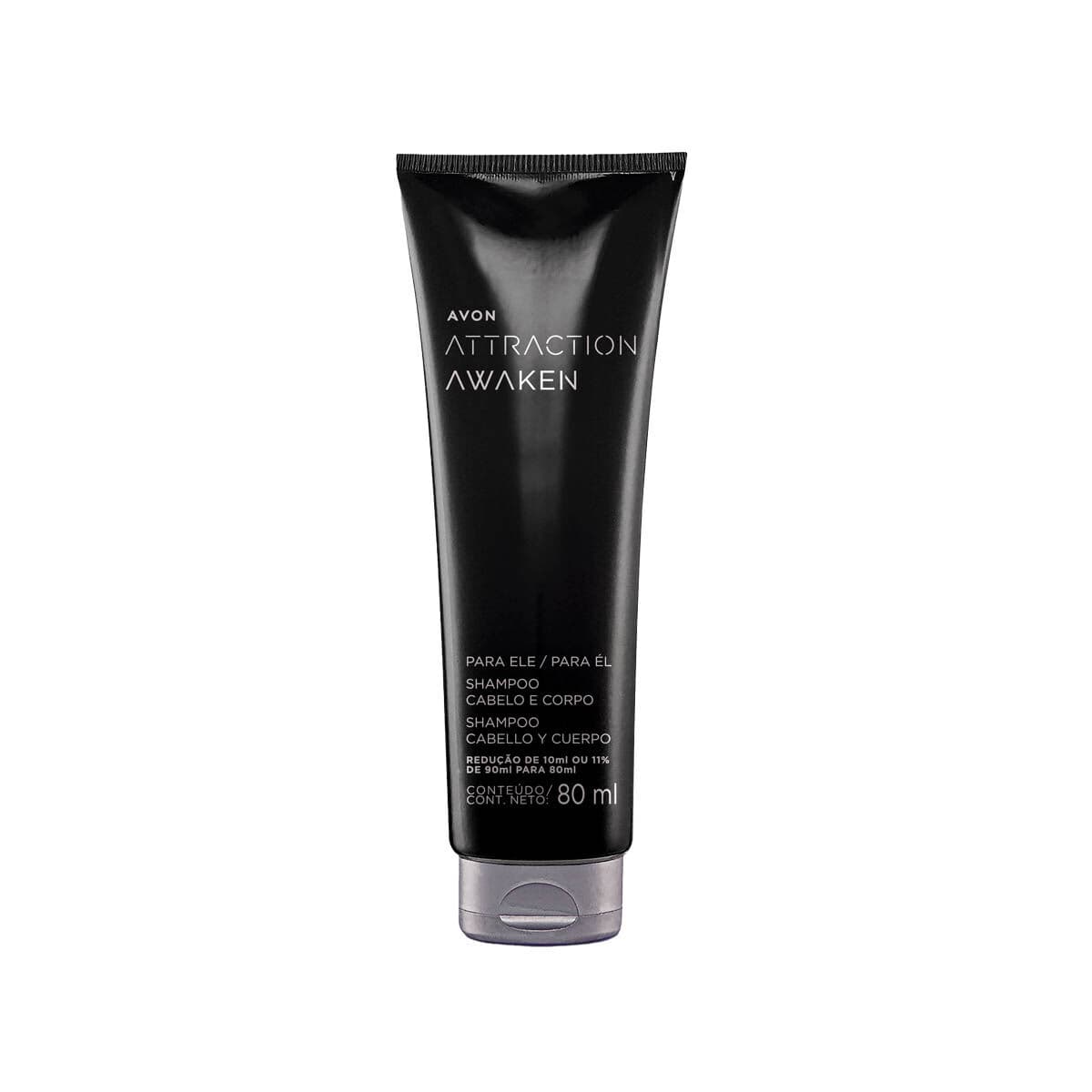 Attraction Awaken para Ele Shampoo Cabelo e Corpo 80ml — foto 1