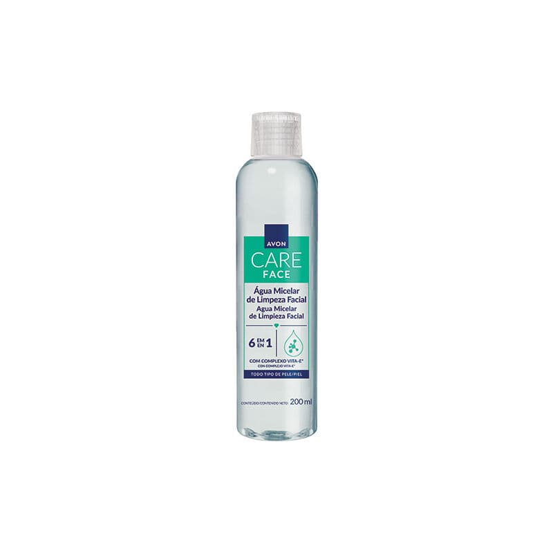 Água Micelar de Limpeza Facial 6 em 1